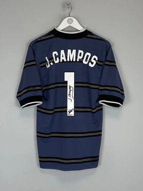 High Durability Weave Heat Zone Fit 1997/98 UNAM PUMAS J.CAMPOS #1 *SIGNED* GK SHIRT (S) NIKE