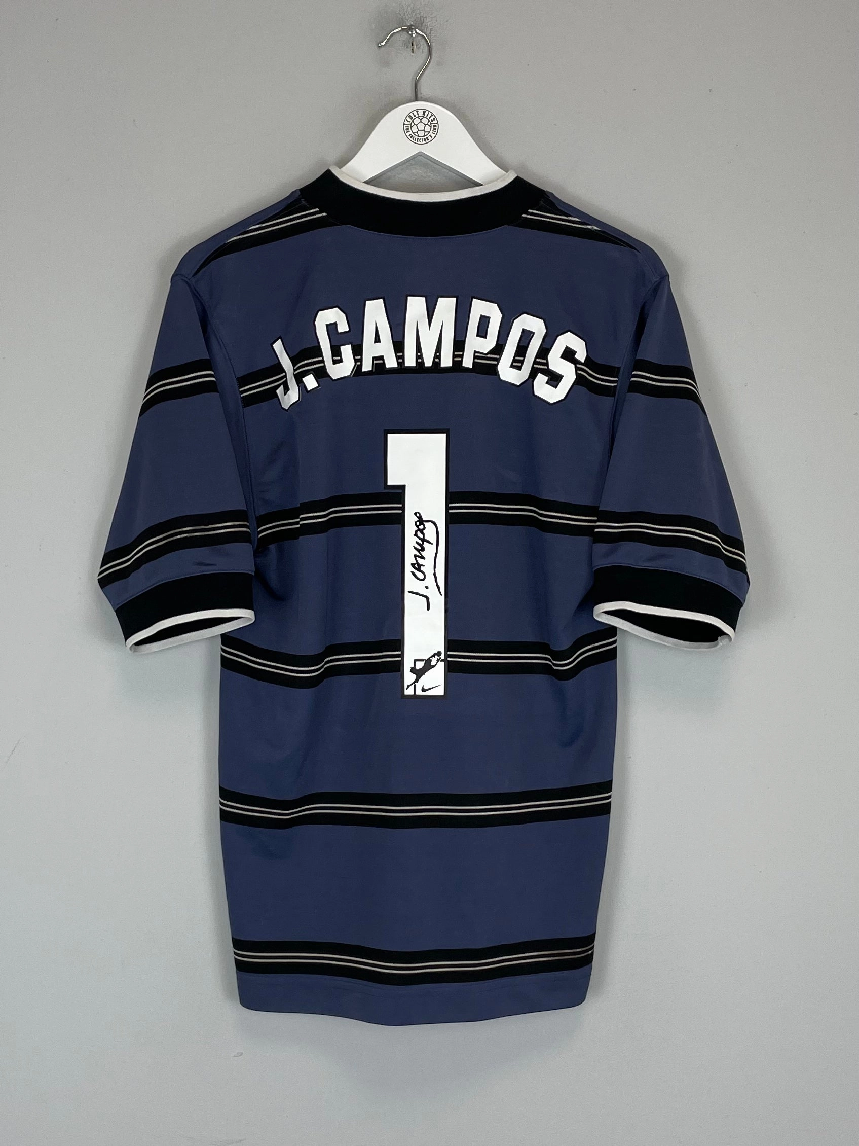 High Durability Weave Heat Zone Fit 1997/98 UNAM PUMAS J.CAMPOS #1 *SIGNED* GK SHIRT (S) NIKE