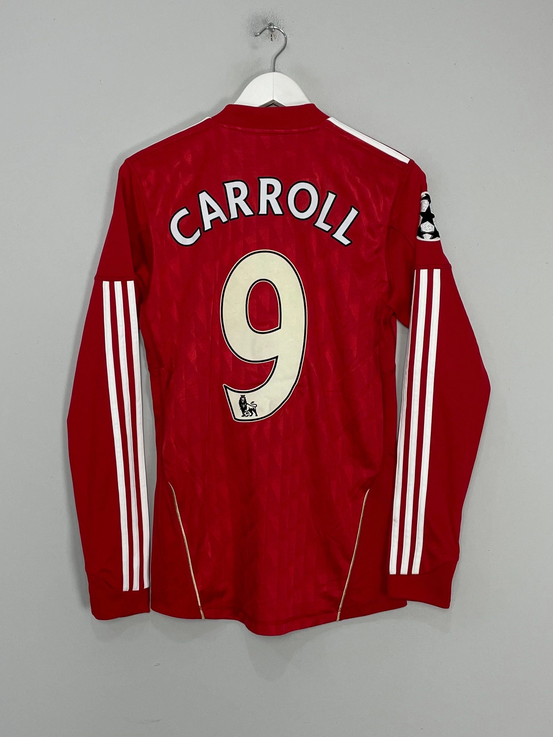 2010/11 LIVERPOOL CARROLL #9 C/L L/S HOME SHIRT (S) ADIDAS Thermal Retention Lining Versatile Outfit