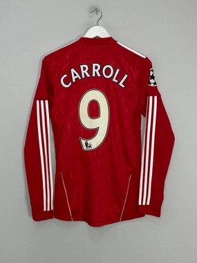 2010/11 LIVERPOOL CARROLL #9 C/L L/S HOME SHIRT (S) ADIDAS Thermal Retention Lining Versatile Outfit