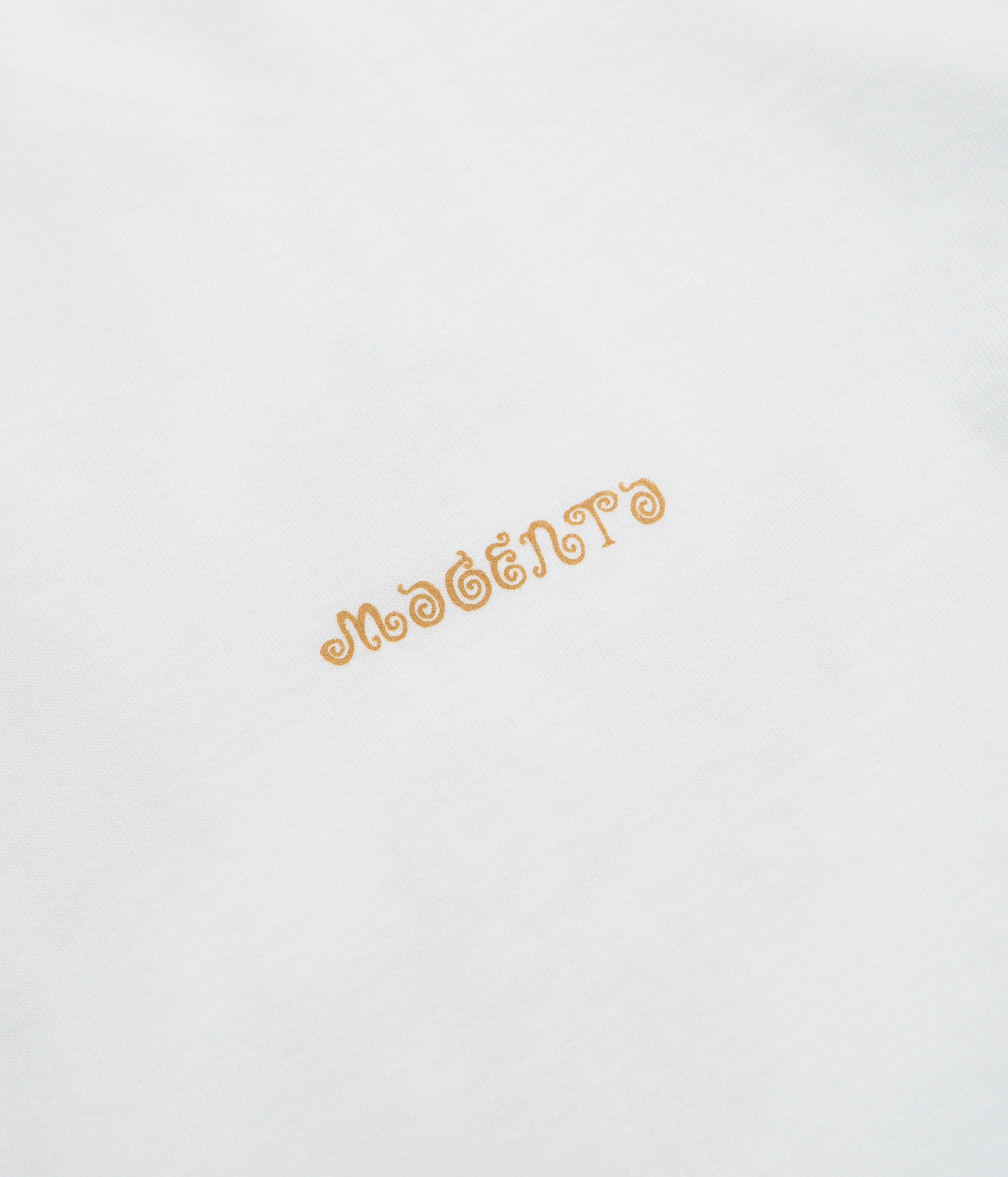 Quick Release Hem Magenta Life T-Shirt - White