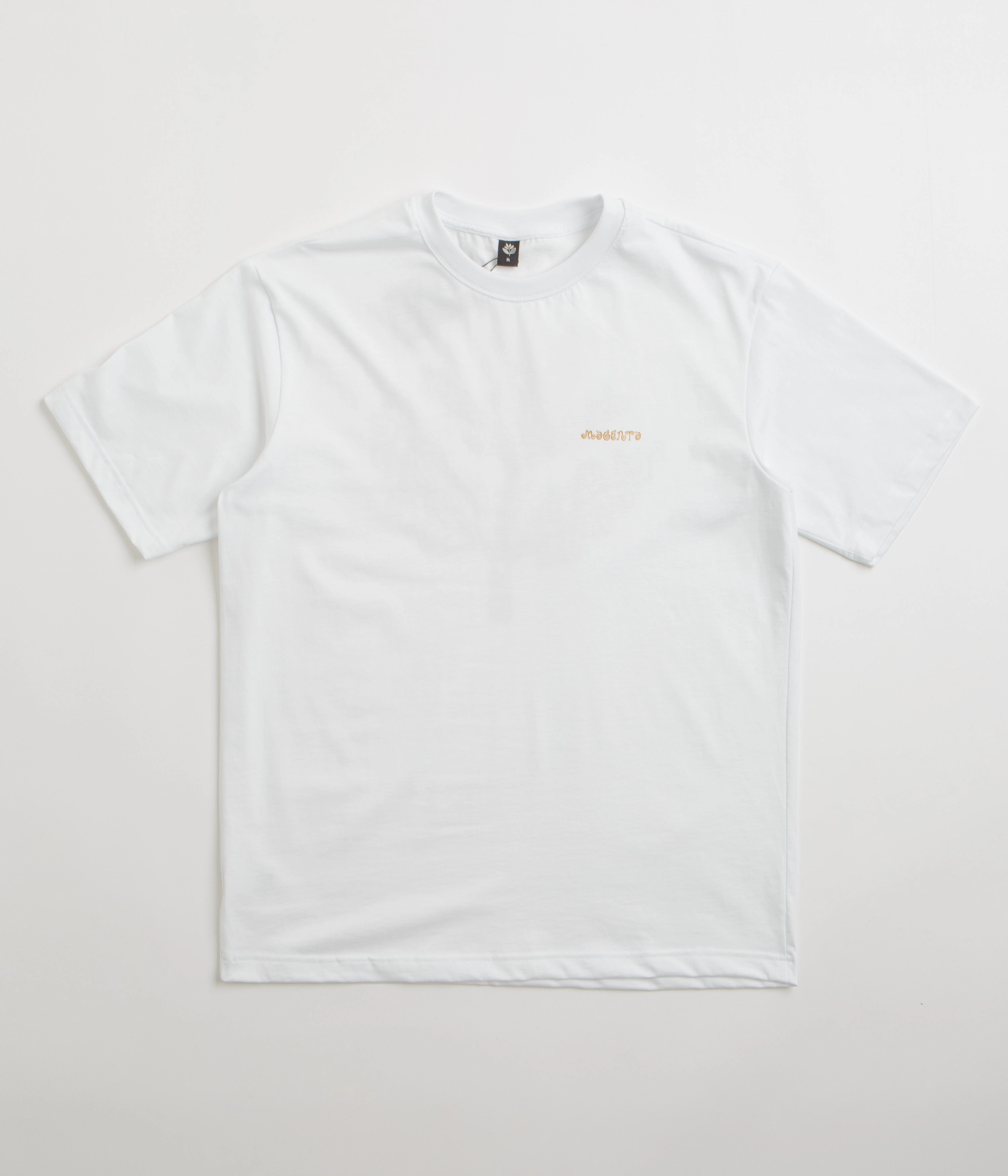 Magenta Life T-Shirt - White Active Layering Street Casual Look