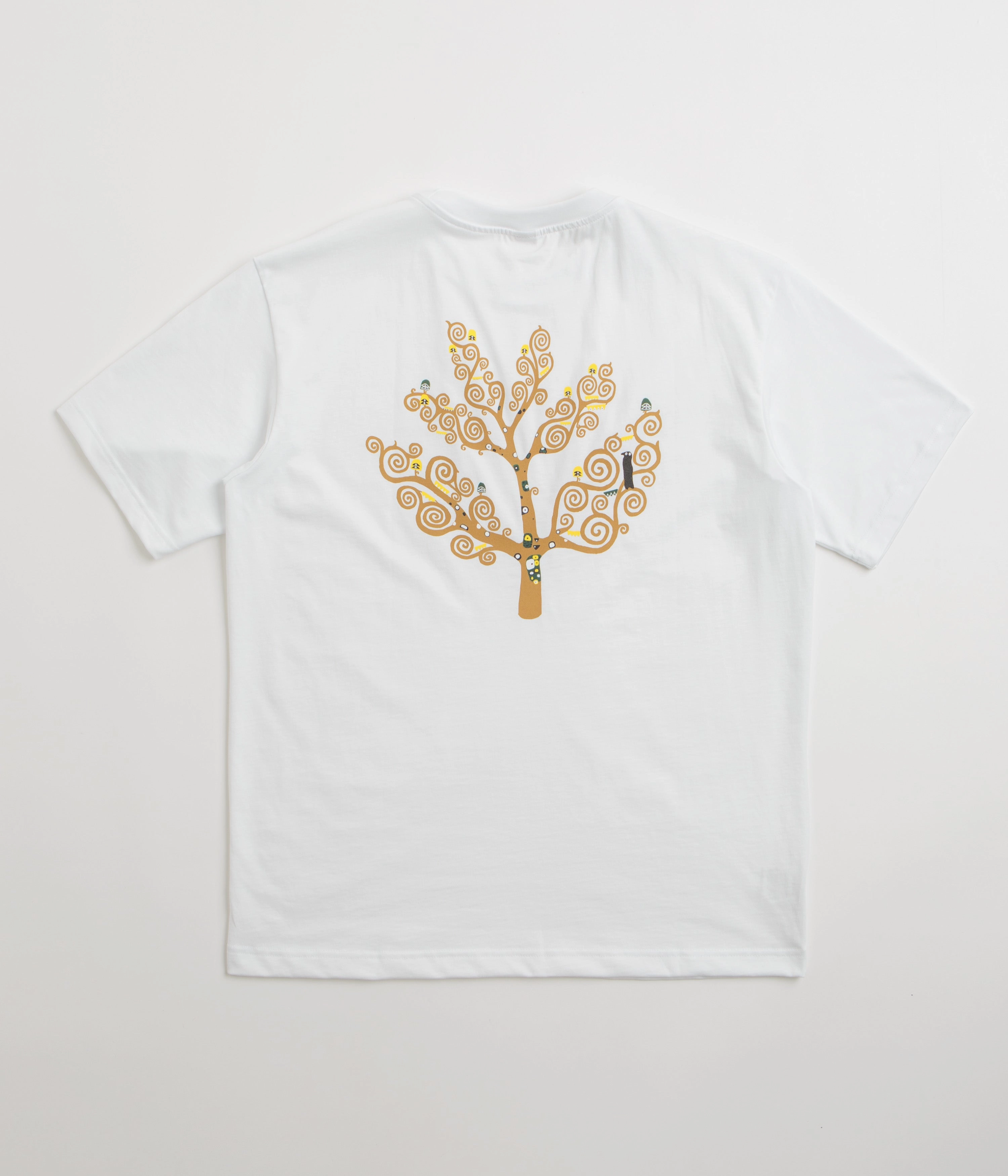 Classic Style Trend Breezy Design Magenta Life T-Shirt - White