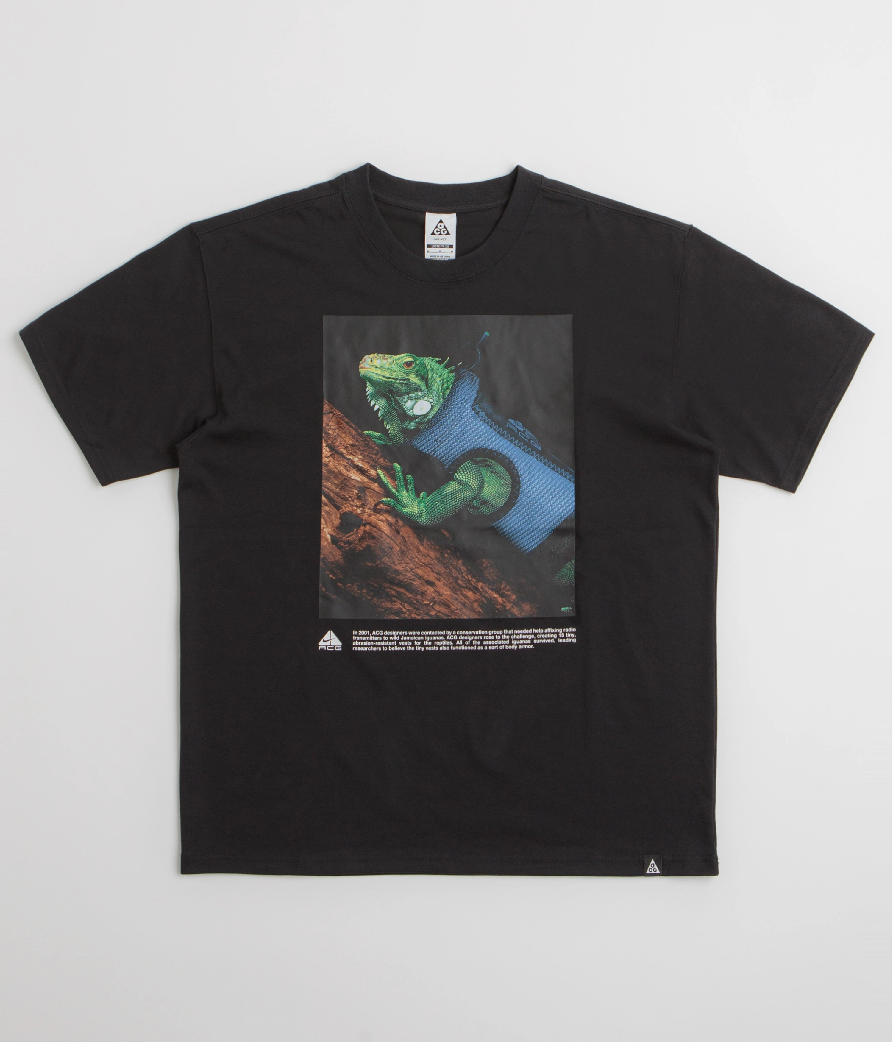 Nike ACG Iguana Vest T-Shirt - Black Seasonal Comfort EasyCare Fabric