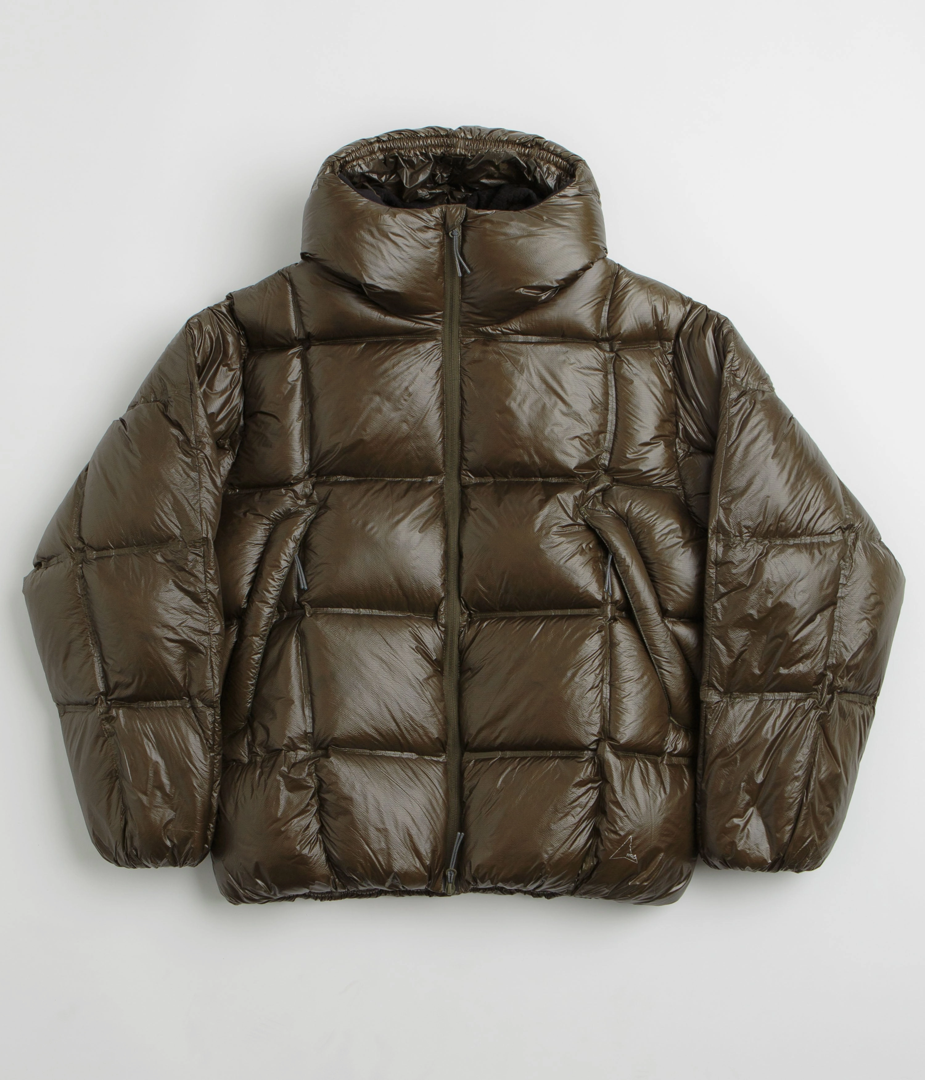 ROA Cube Power Down Jacket - Dark Green Vintage Style