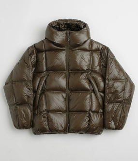 ROA Cube Power Down Jacket - Dark Green Vintage Style