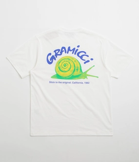 Gramicci Snail T-Shirt - White Urban Streetwear