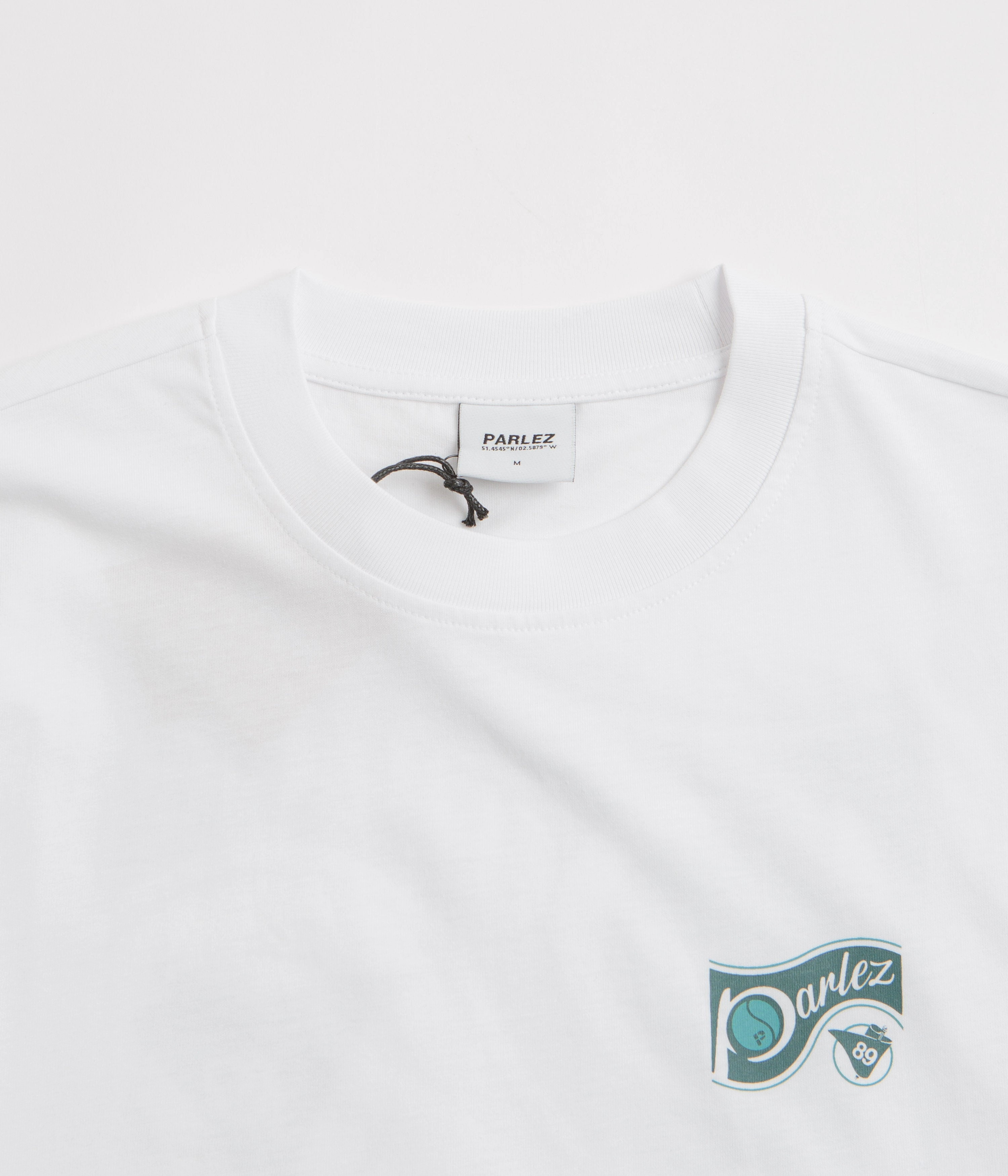 VintageWash Stain Resistant Parlez Ludis T-Shirt - White