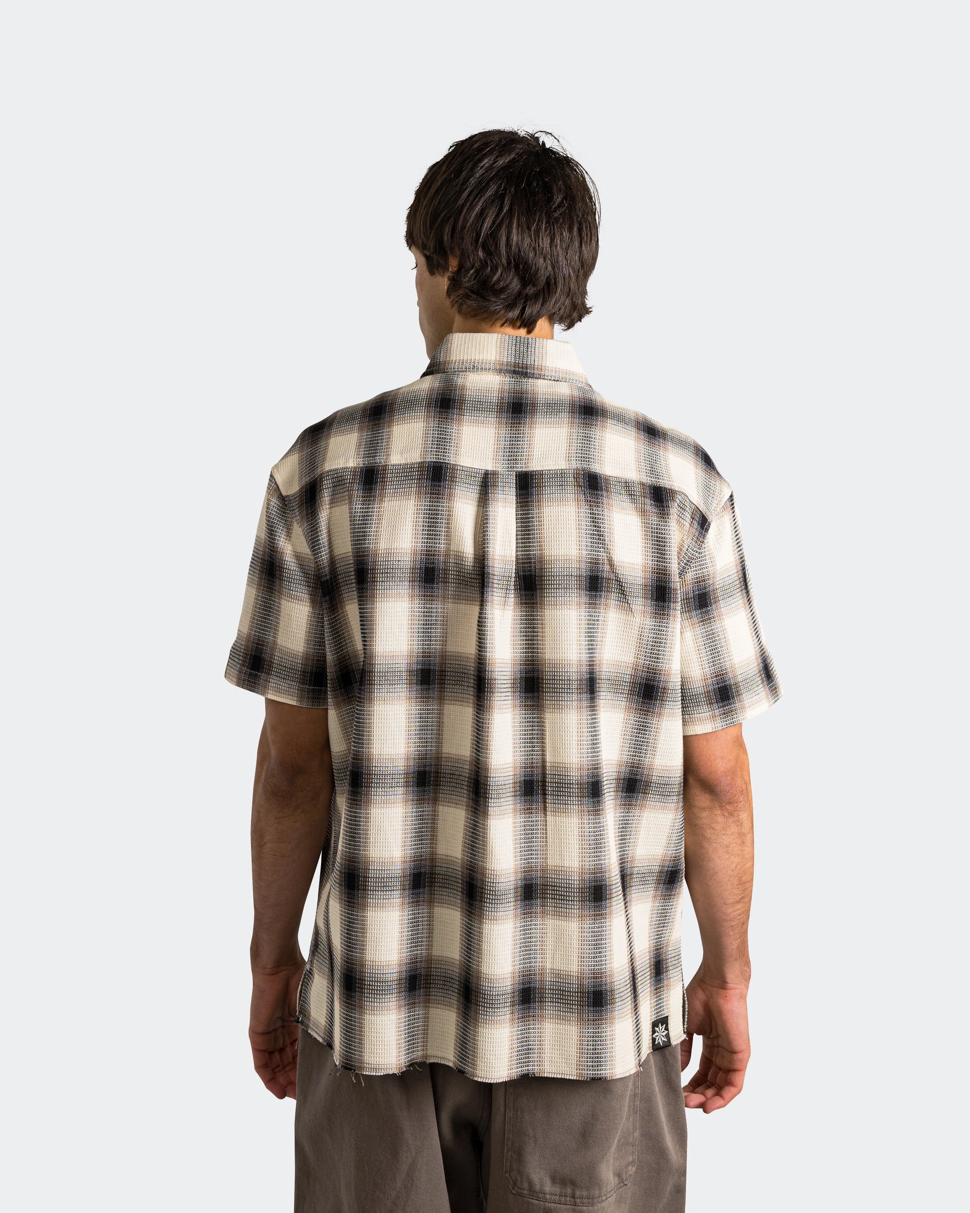 Hold SS Shirt - Black/Brown Check Special Occasion