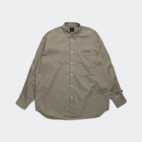 Tech Regular Stripeshirt LS - Wolfgray Evening Elegance