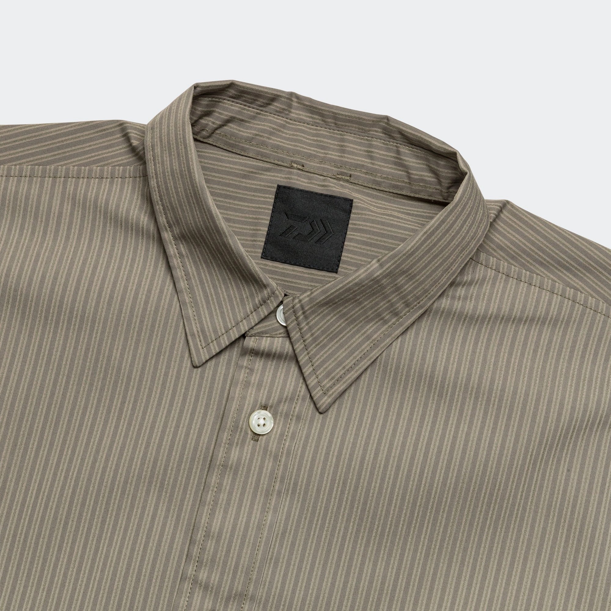 gender-neutral Multipurpose Utility Tech Regular Stripeshirt LS - Wolfgray