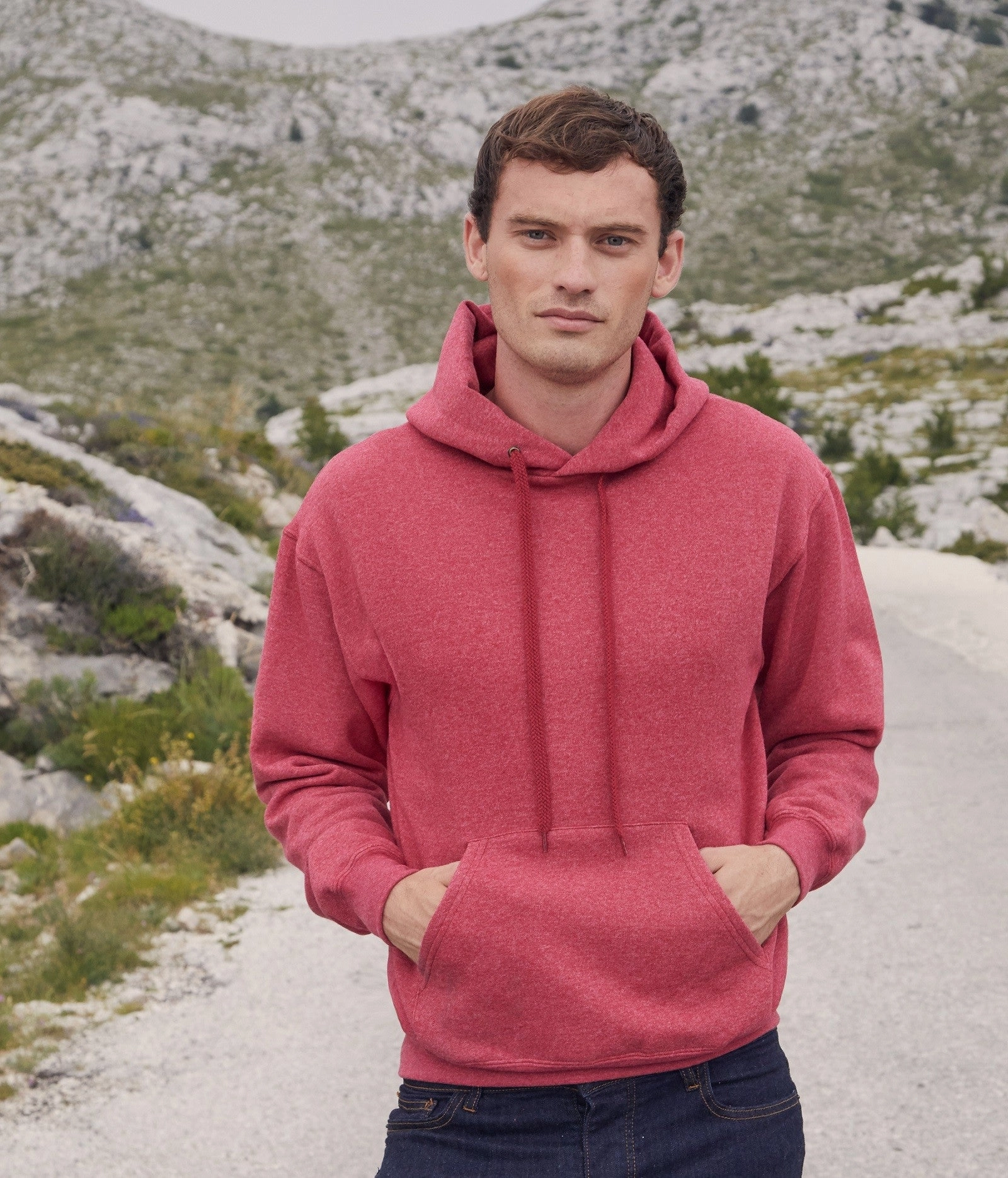 Hooded Sweat | BLACK university look Thermal Insulation Layer