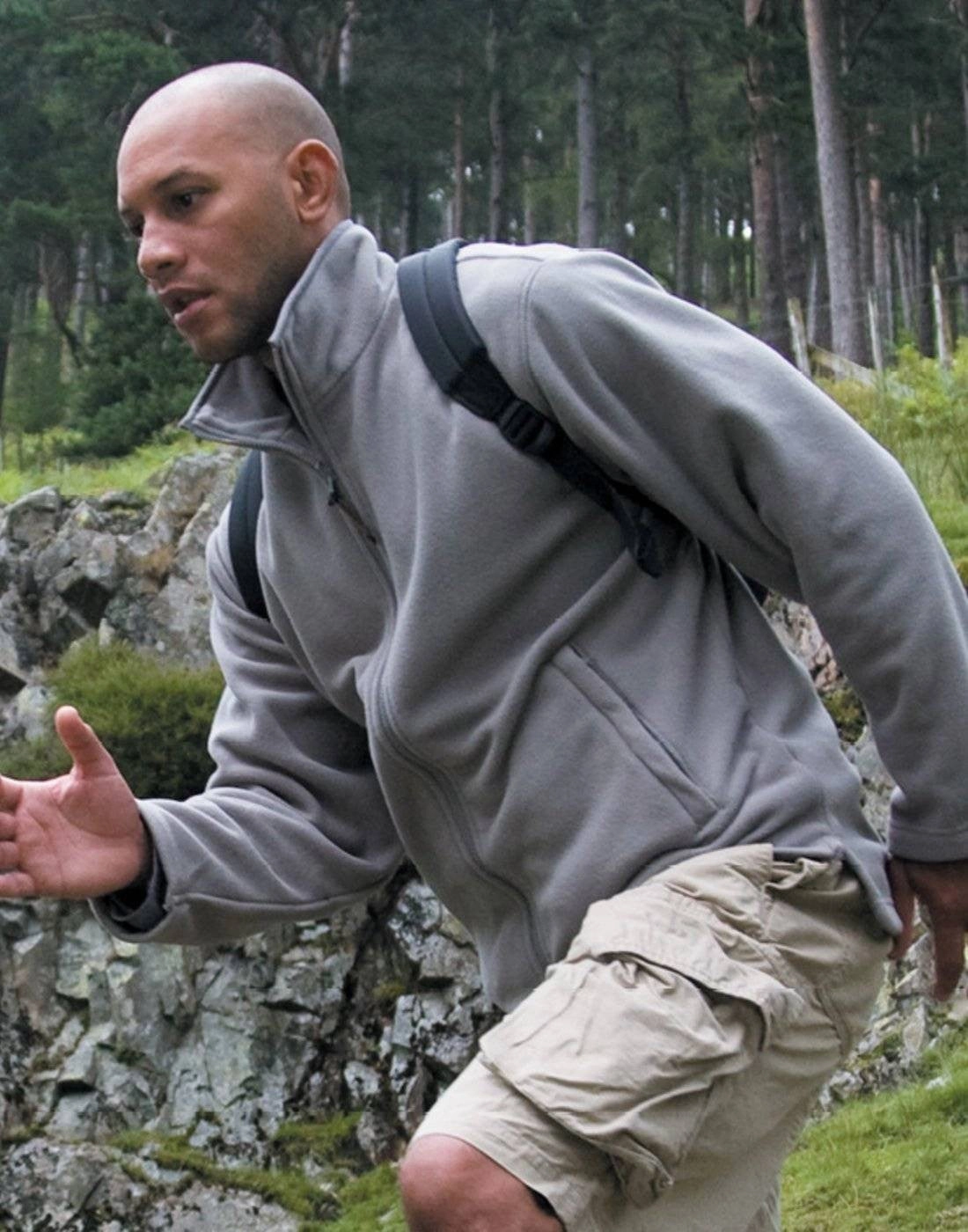 Horizon High Grade Microfleece Jacket | BLACK Minimal Layer