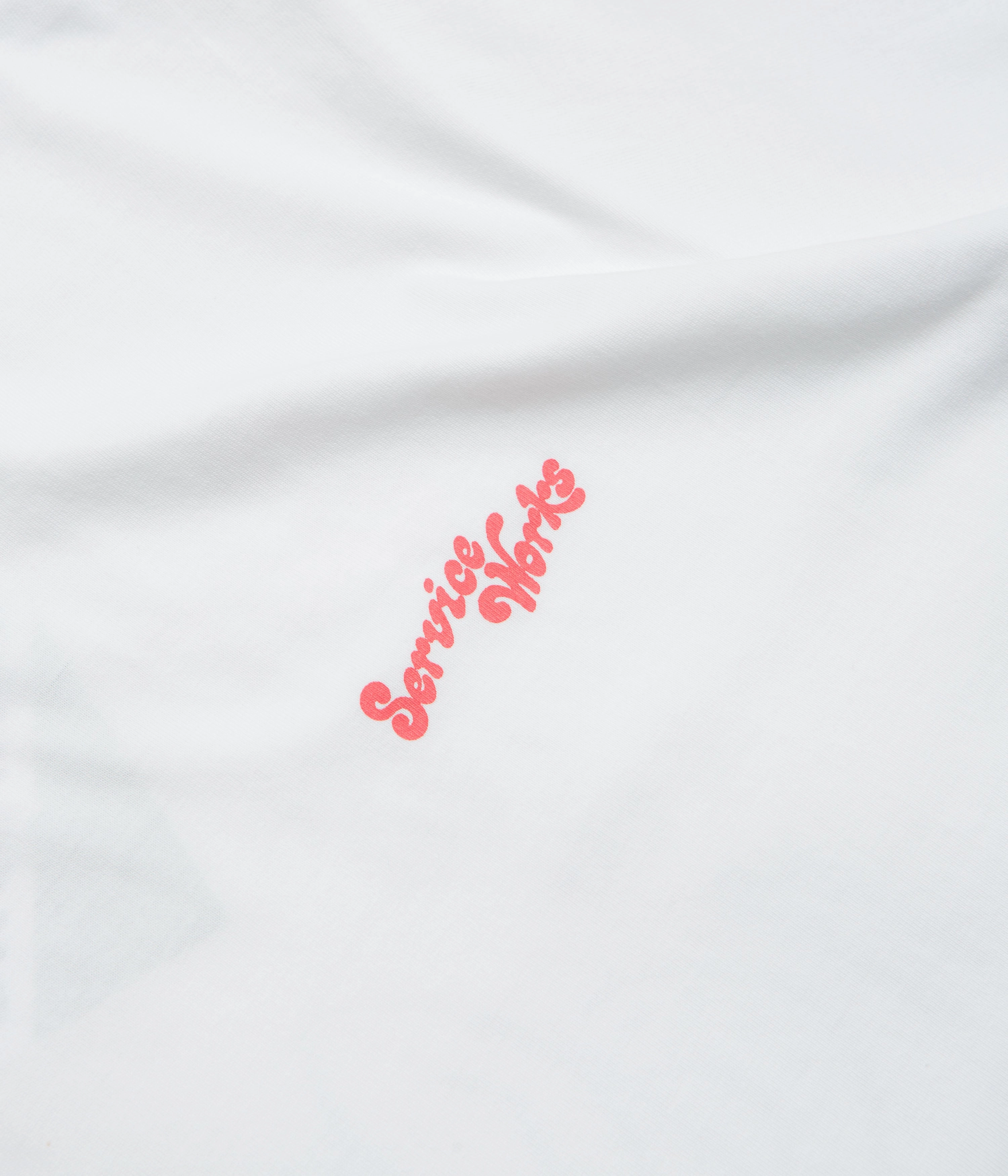 Weekend Smart Look Recycled Material Service Works Work   Pleasure T-Shirt - White
