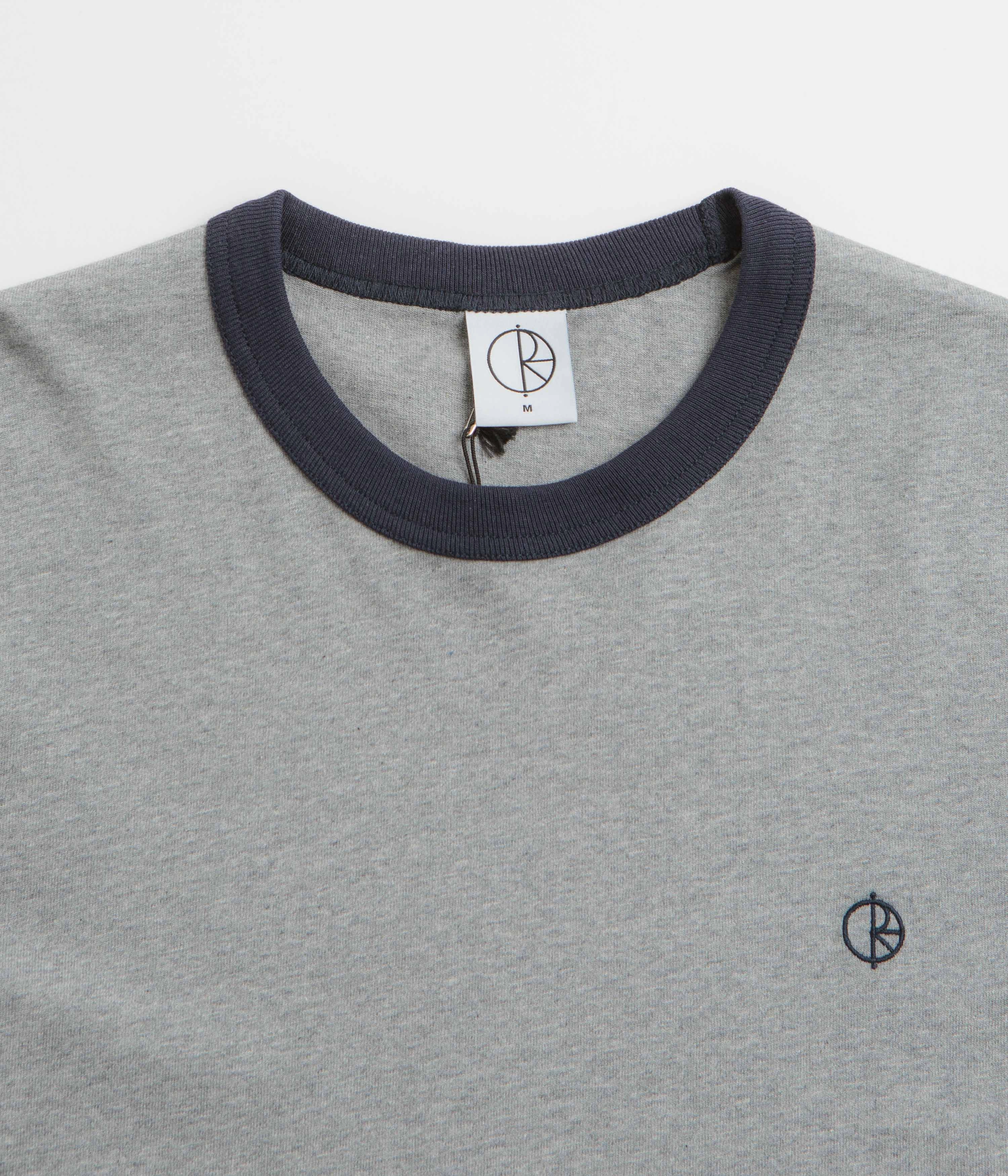 Trendy Casual Wear Polar Ringer T-Shirt - Heather Grey / Navy / Navy