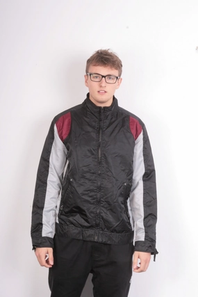 Style Statement Trust House Mens XXL Jacket Campus Fifty Six Black College Waterproof Nylon