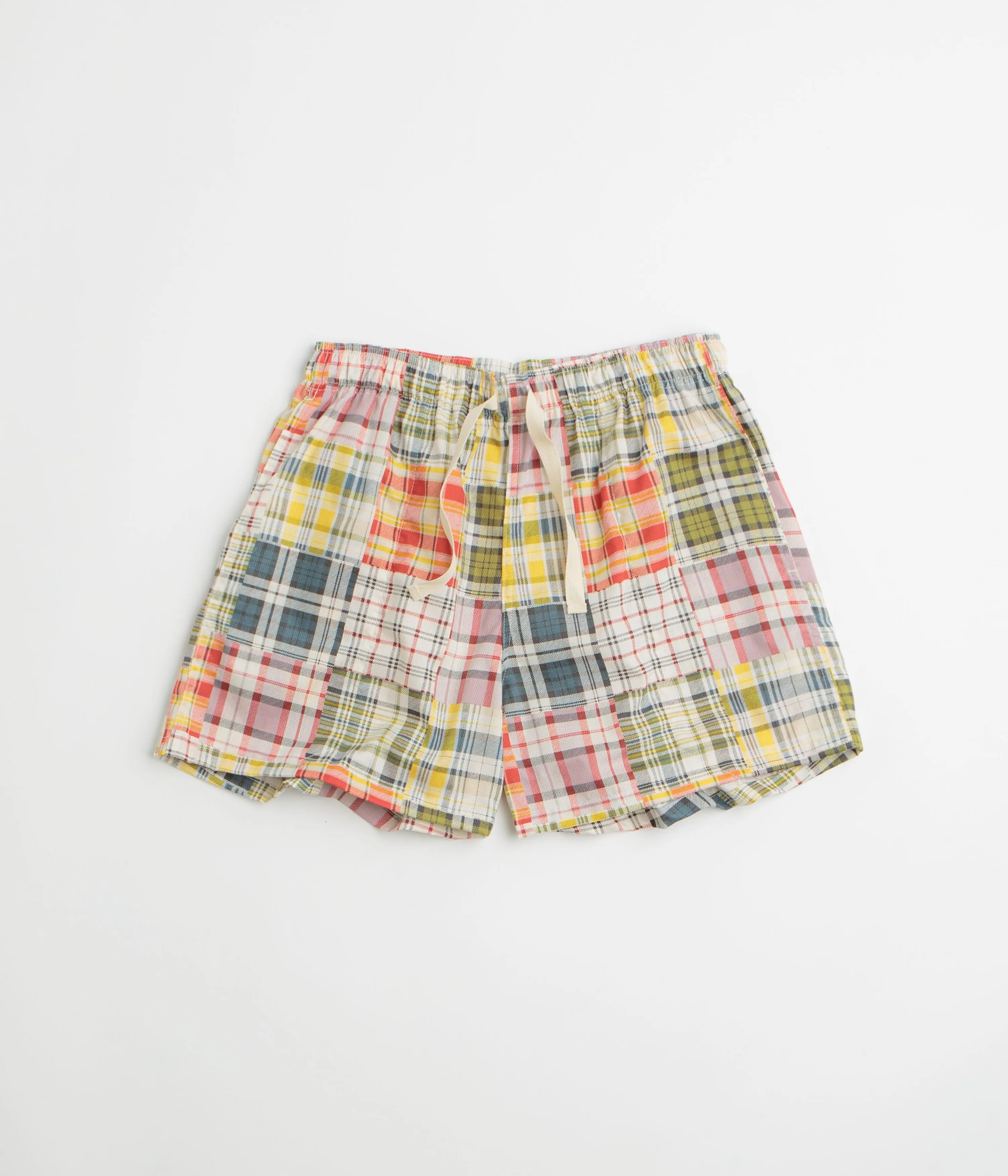 Contoured Articulation Noise Free Fabric Howlin' Magic Fantasy Shorts - Tropical Madras Mix