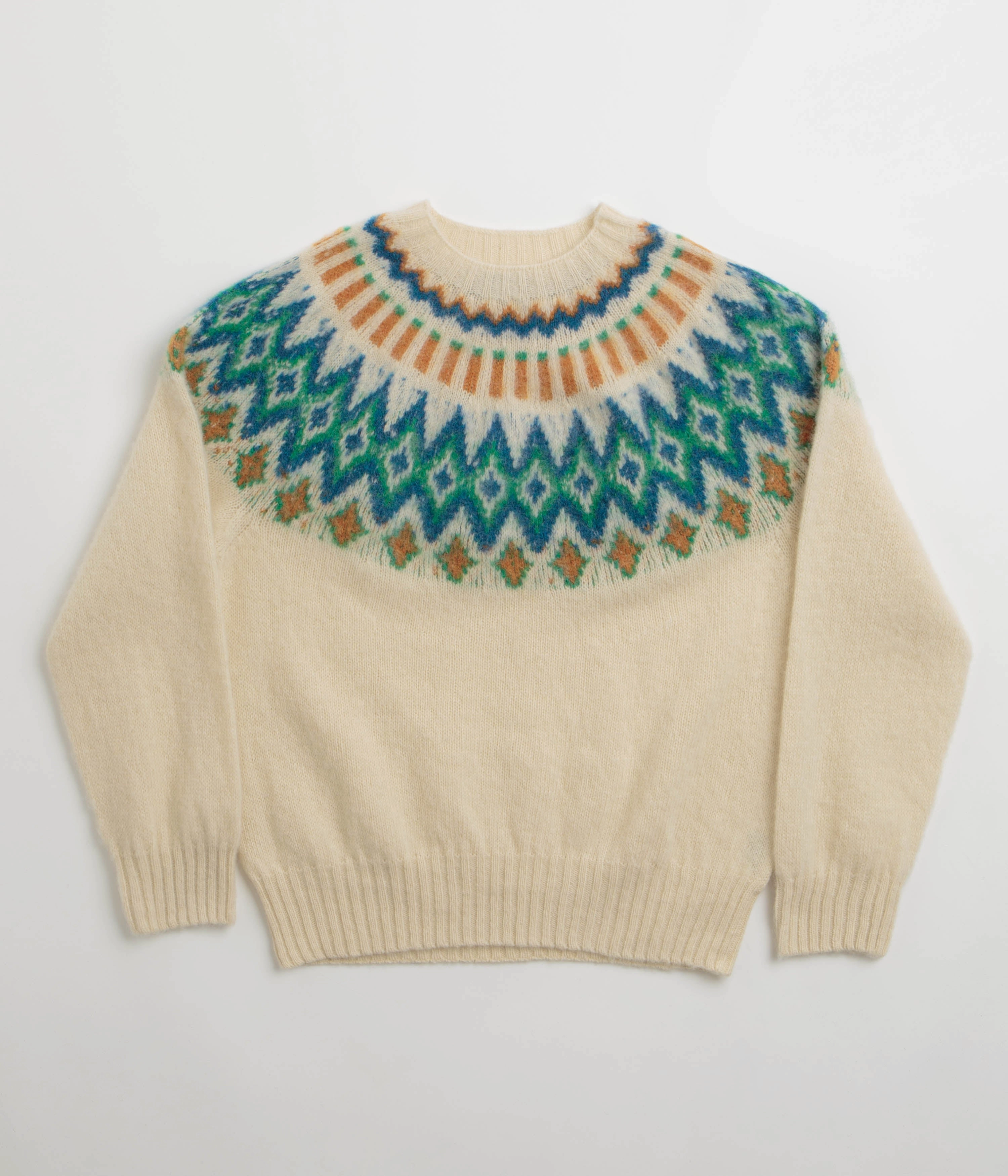 product party ready excitement Howlin' Womens Disco Circus Sweatshirt - Ecru