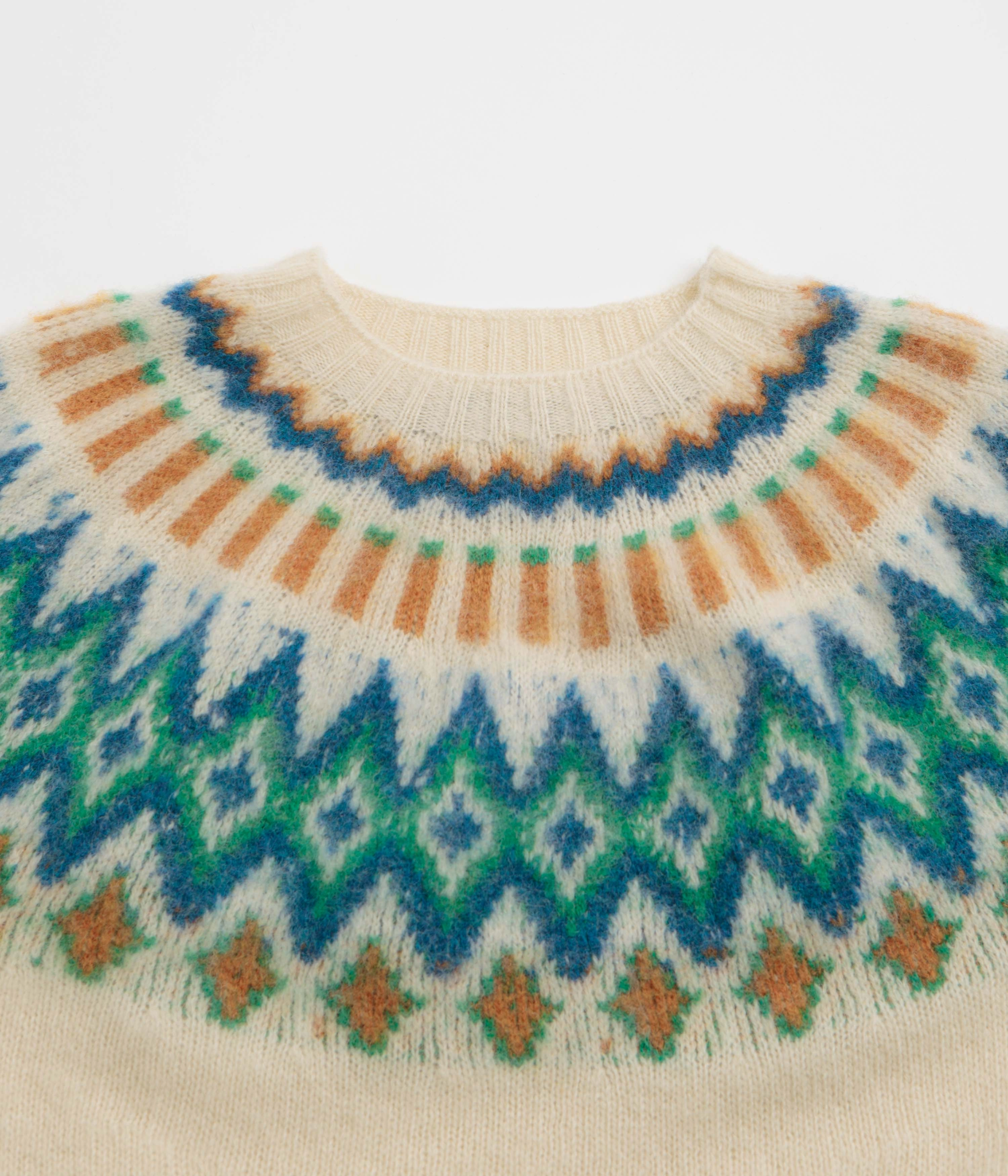 product tie dye uniqueness Howlin' Womens Disco Circus Sweatshirt - Ecru