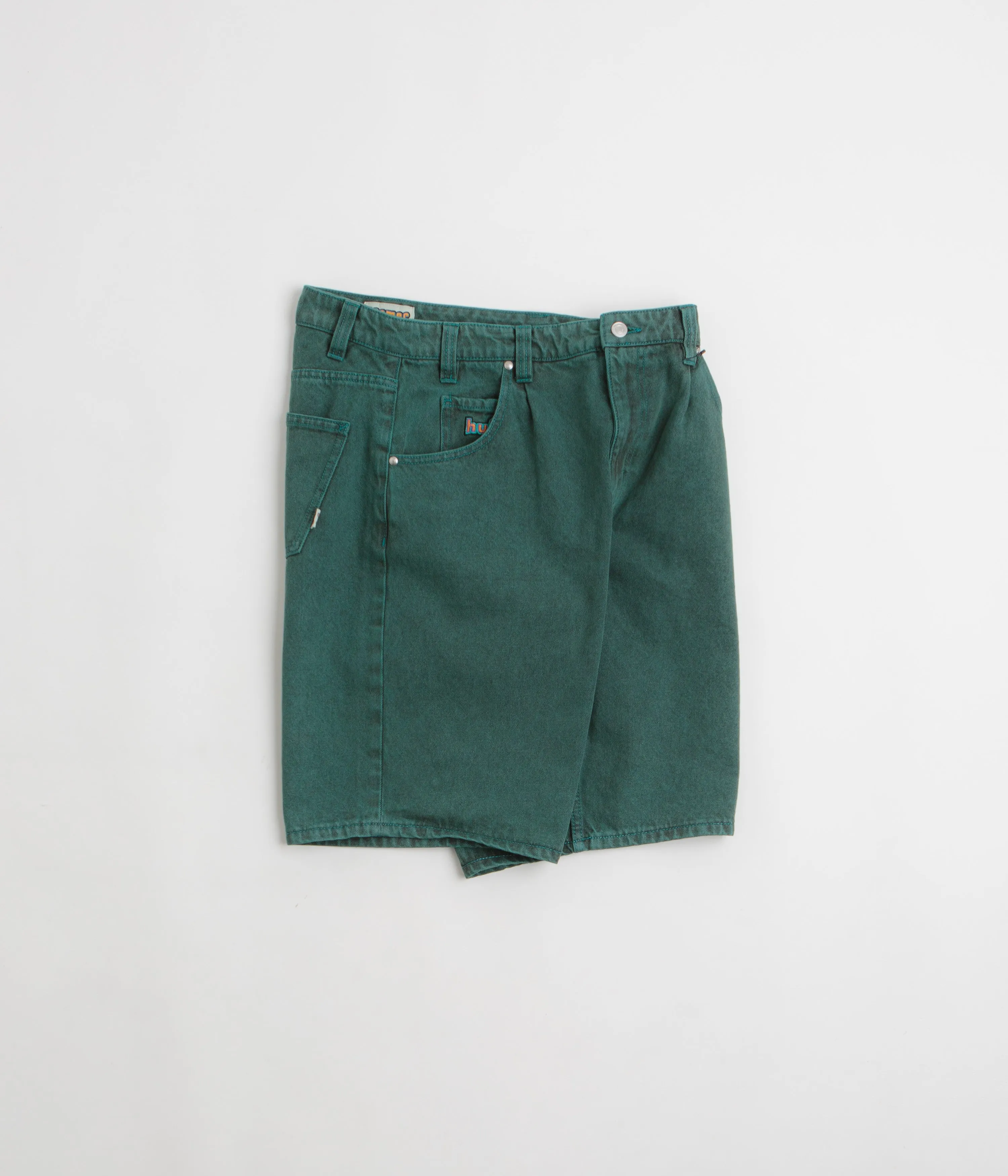 Compression Fit HUF Cromer Shorts - Sea Green