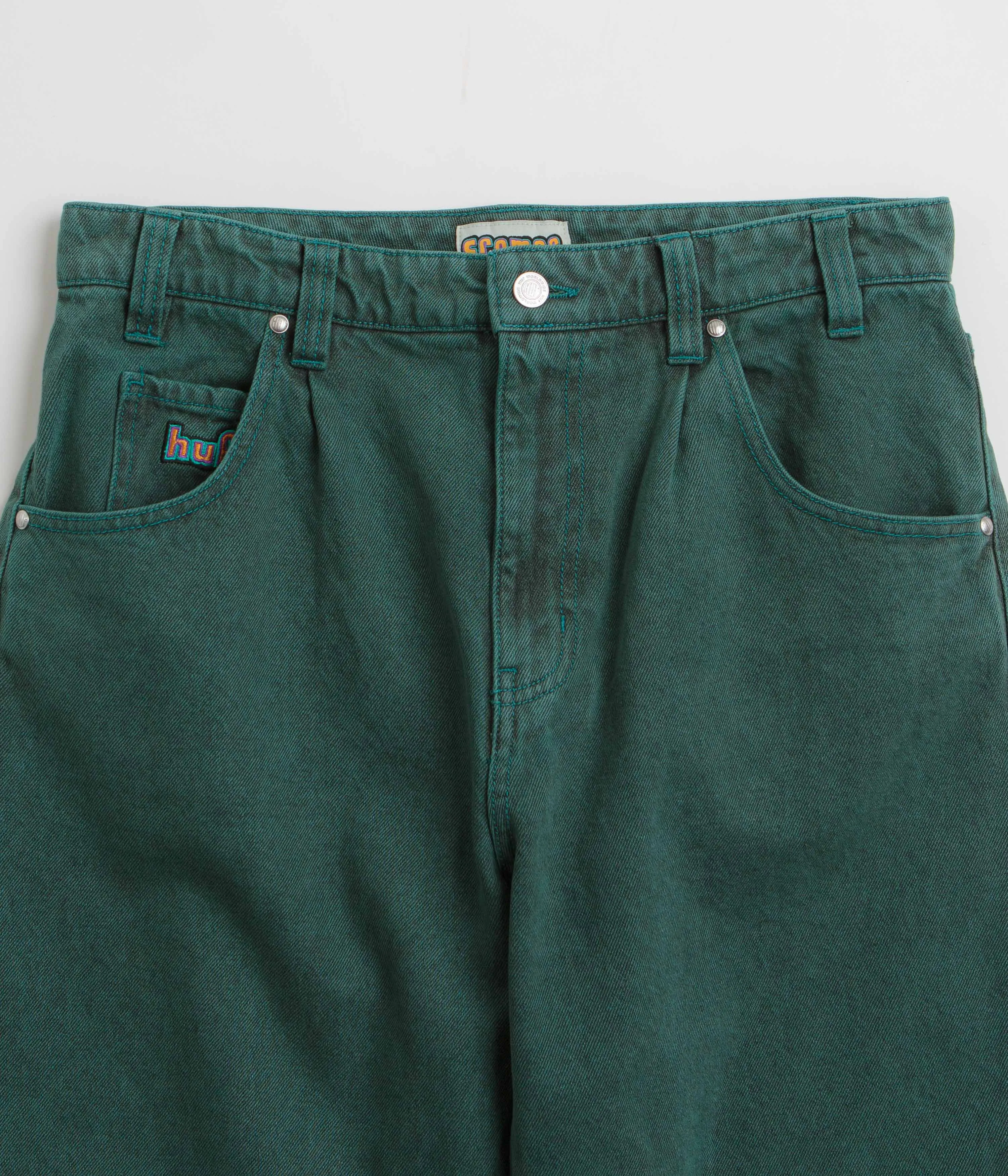 HUF Cromer Shorts - Sea Green Comfort Fit QuickDryTechnology