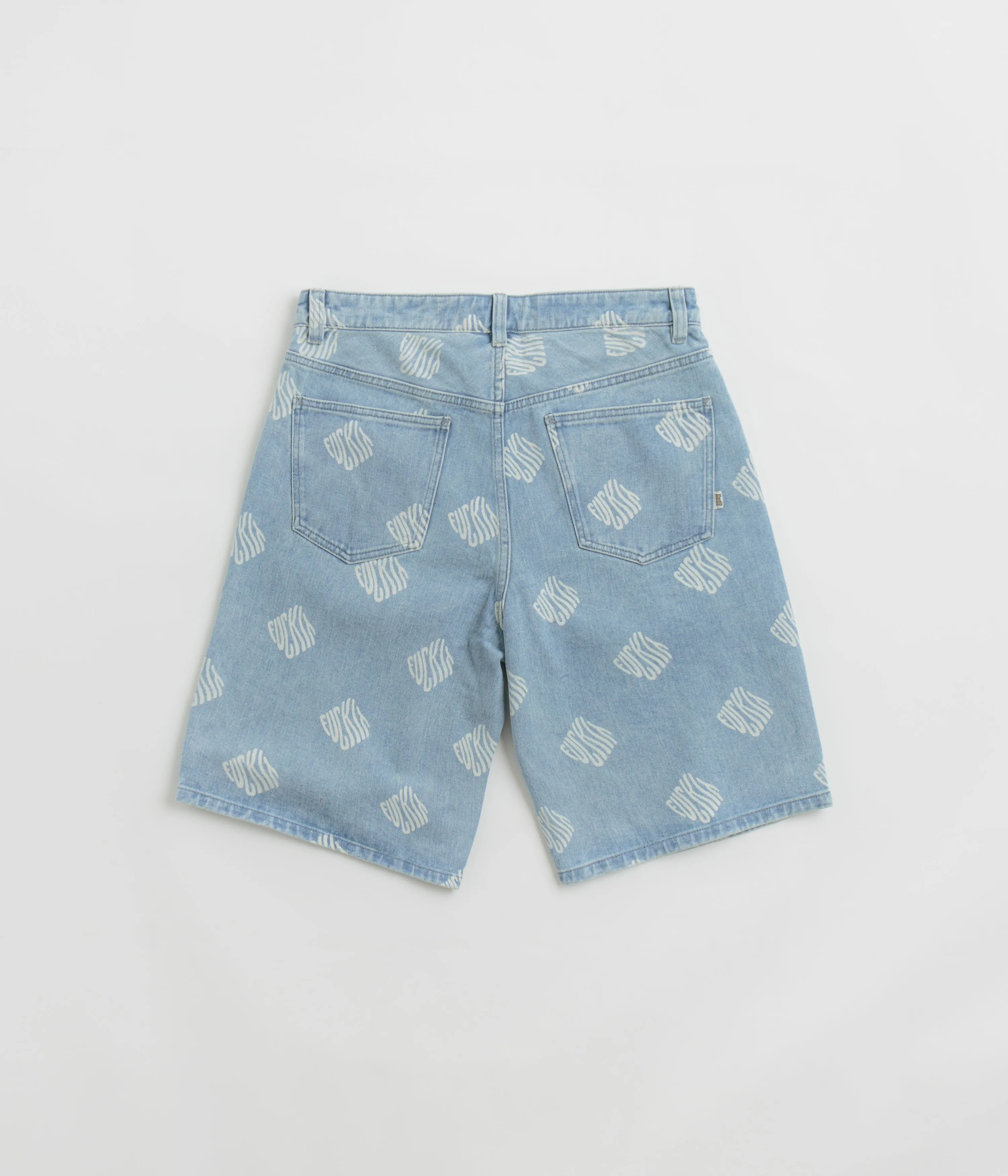 Lightweight Material HUF Fuck It Cromer Shorts - Blue
