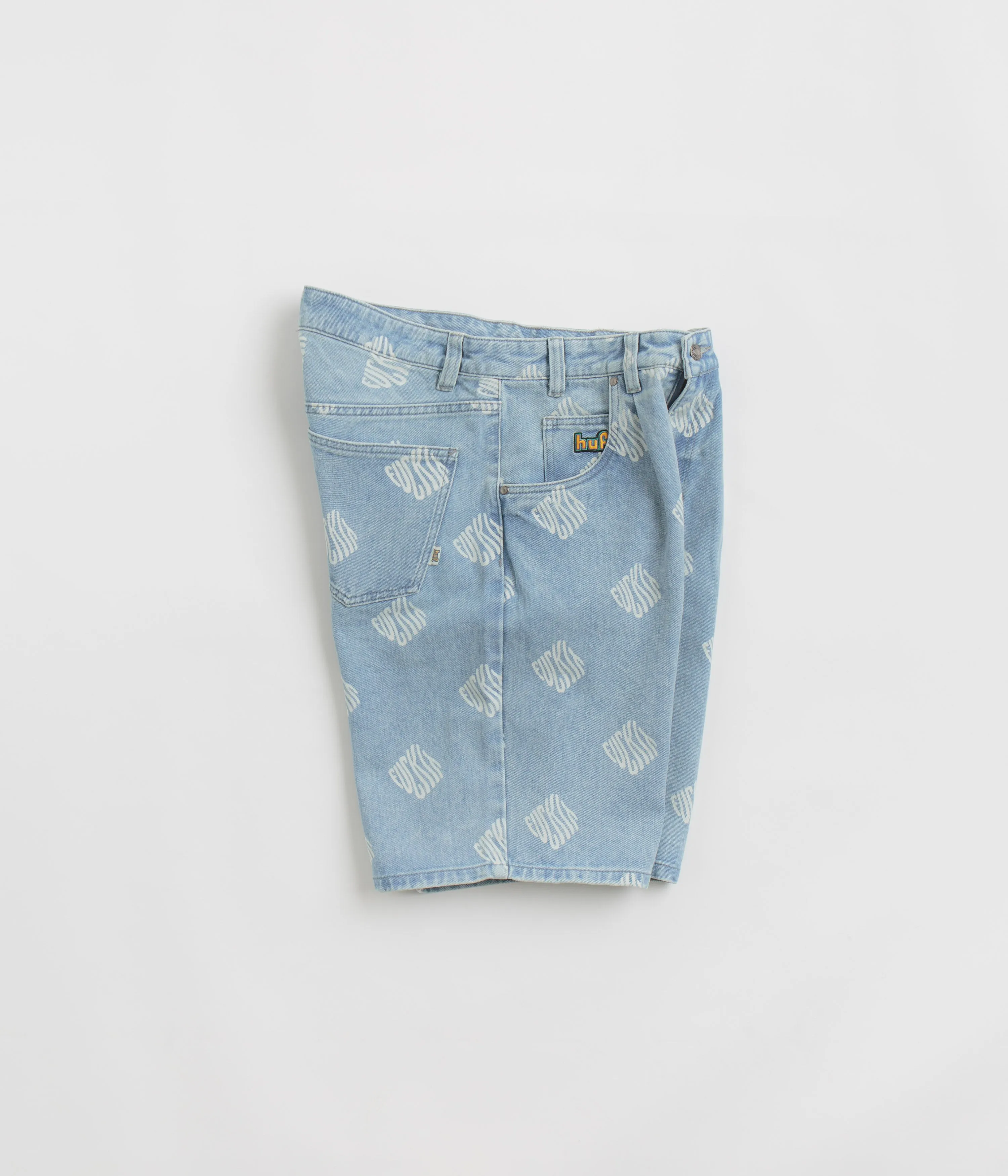 HUF Fuck It Cromer Shorts - Blue Street Mood Moisture Management System