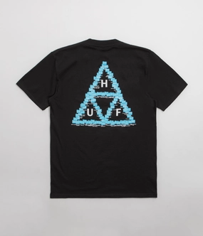 Collared HUF Desktop T-Shirt - Black