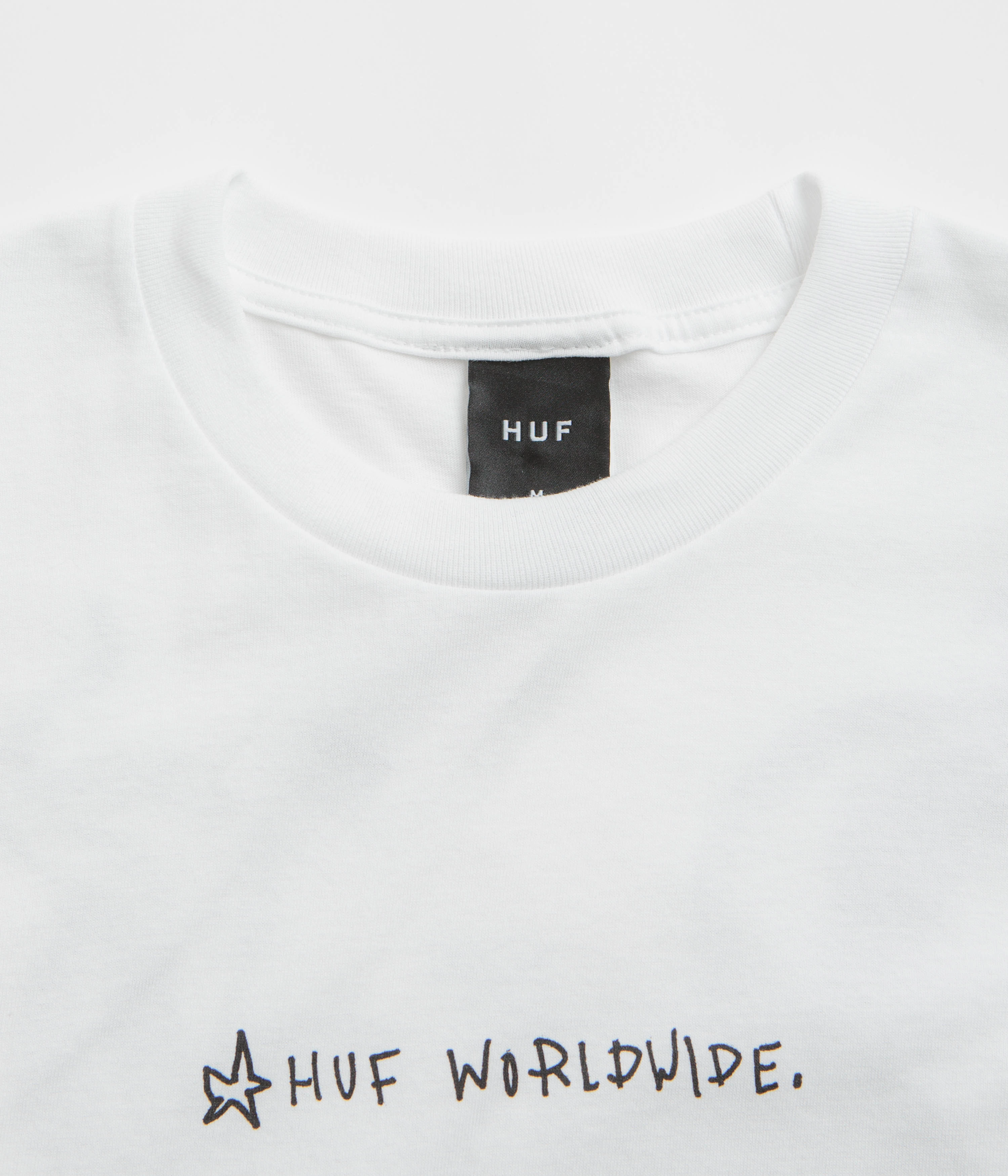 HUF Ferrell T-Shirt - White Minimal Style Trend Simple Wear