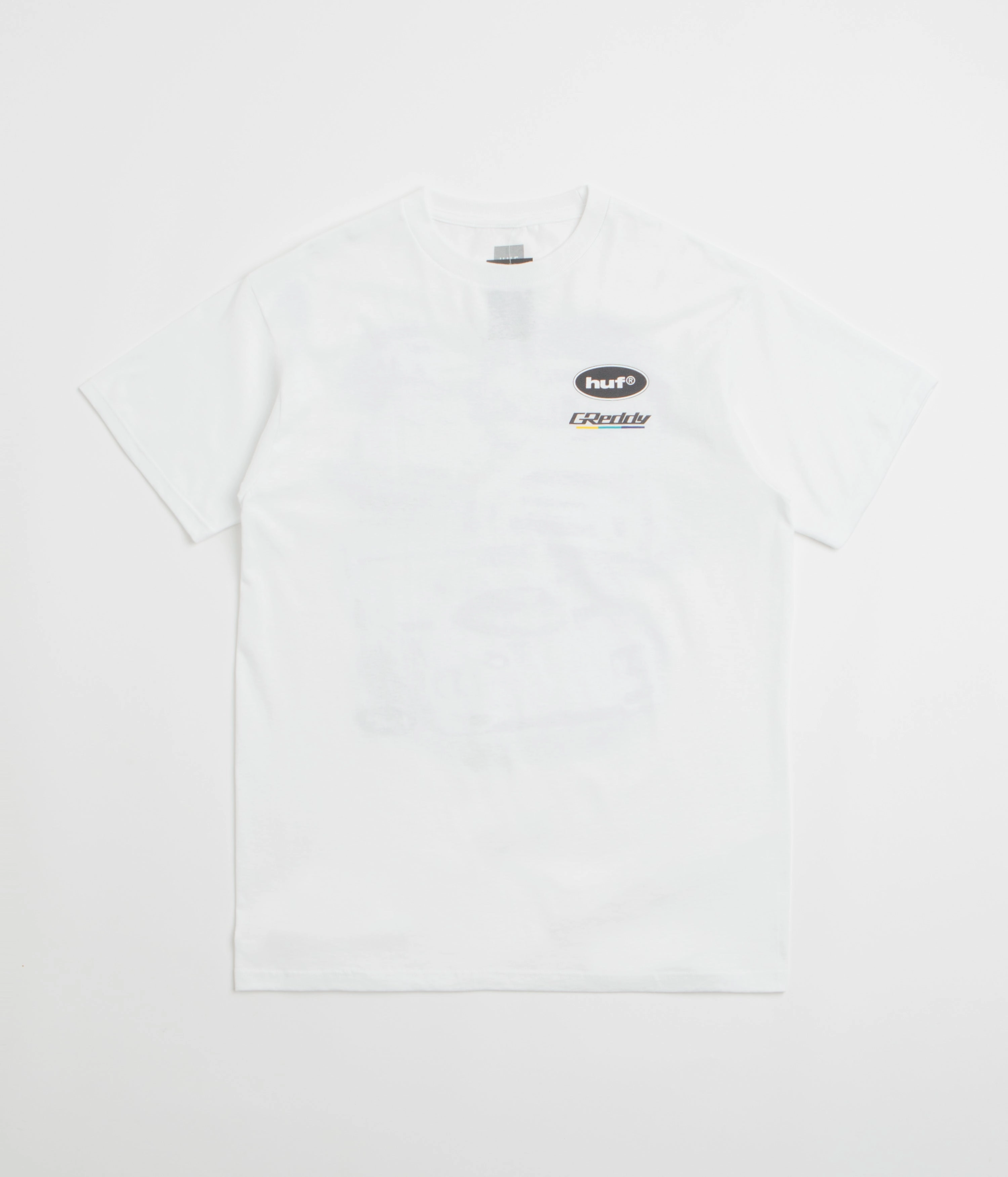 Classic Vibes Outdoor Style HUF Greddy Showcase T-Shirt - White