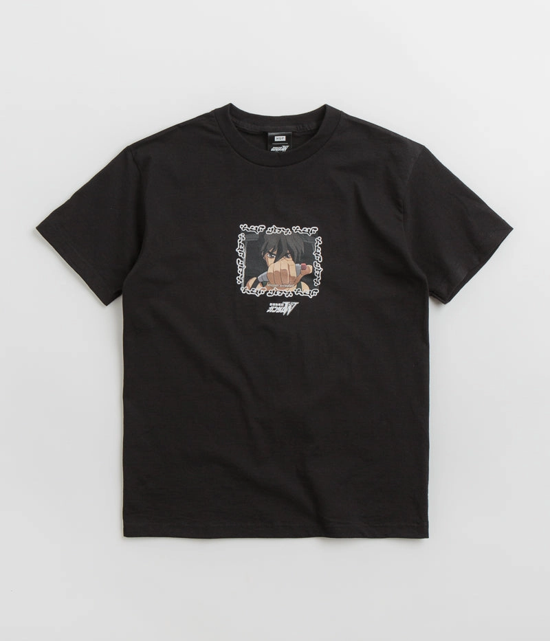 HUF Heero T-Shirt - Black Urban Look Stylish