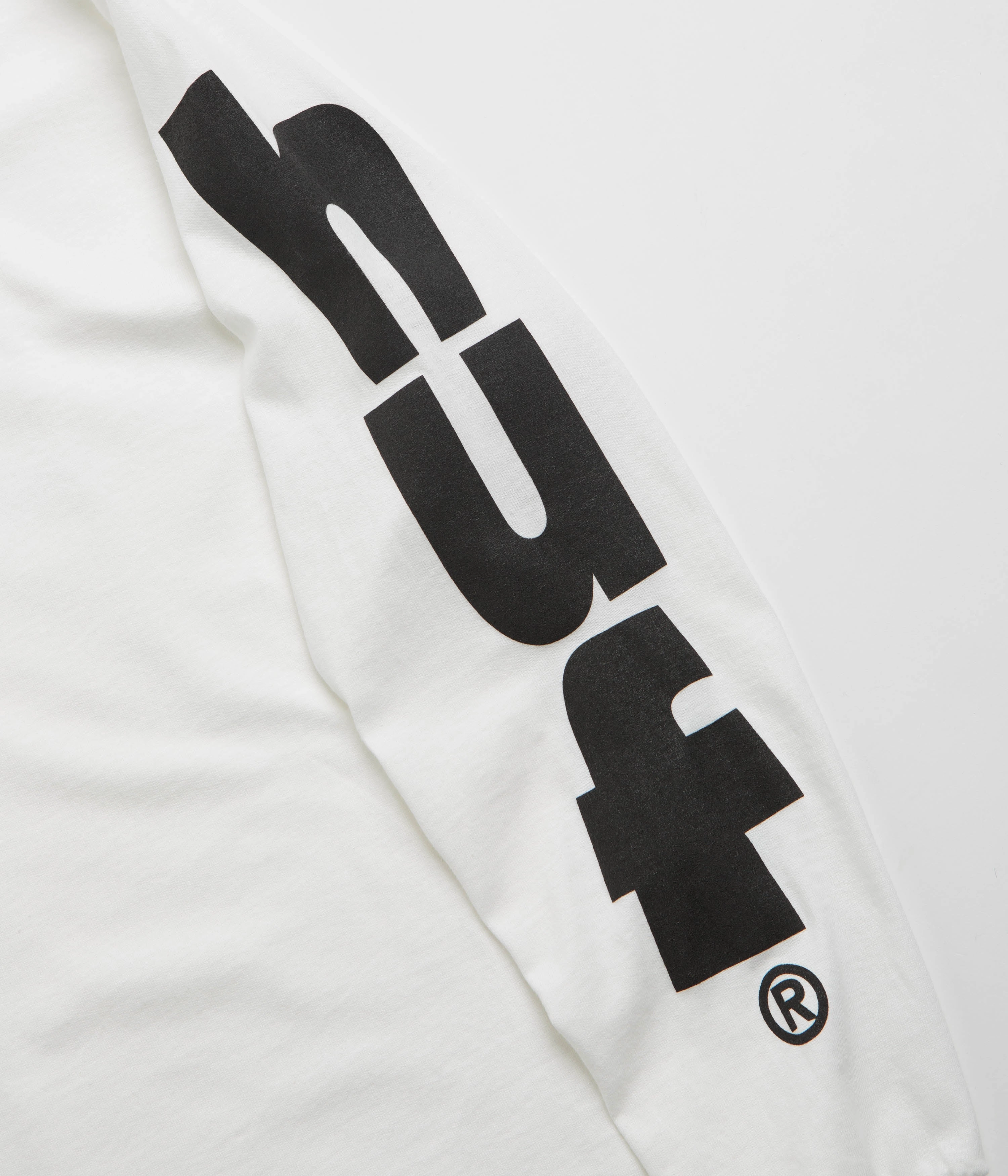 HUF Megablast Long Sleeve T-Shirt - White Cozy Vibe Wear Moisture Wicking Technology