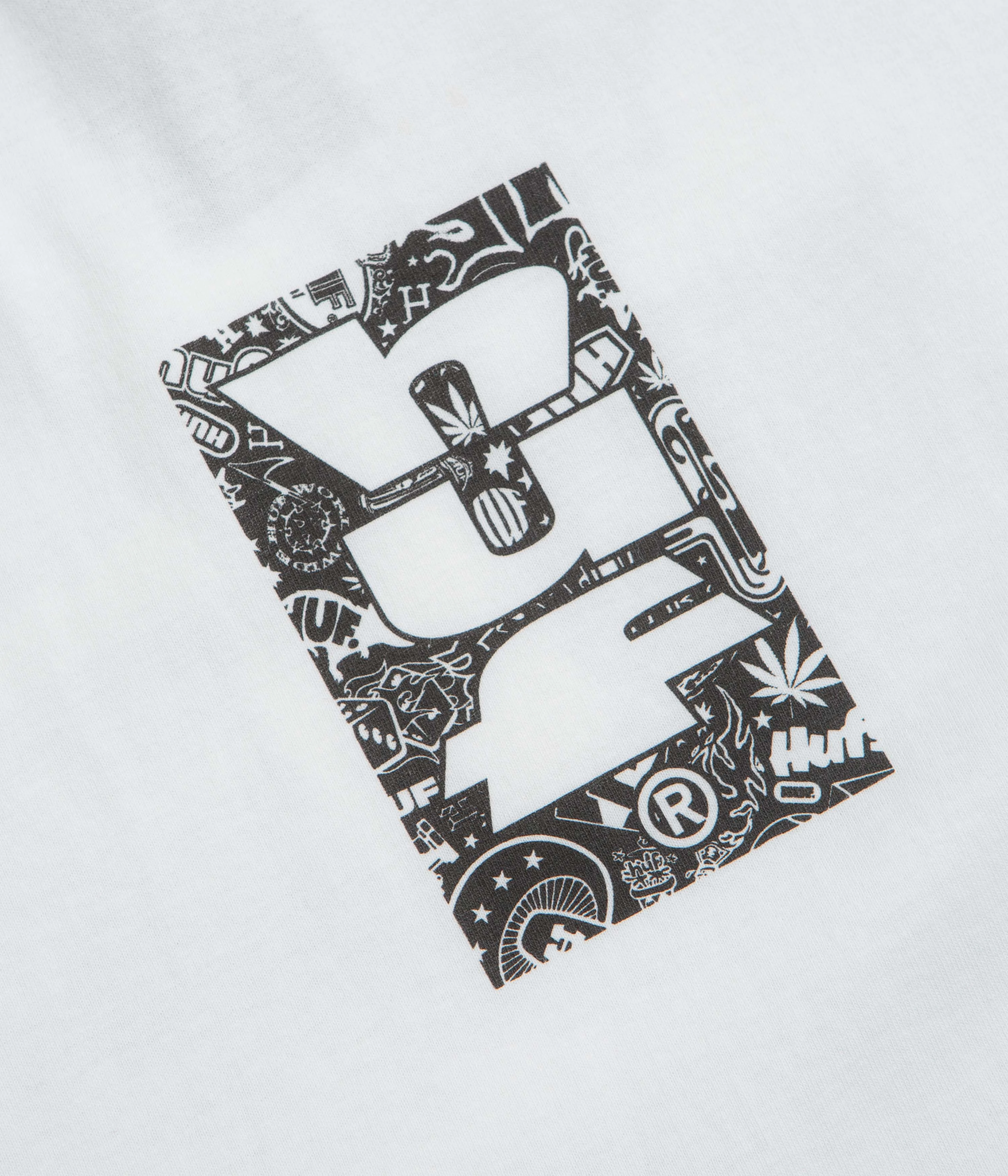 HUF Metablast T-Shirt - White Simple yet stylish Eye-Catching