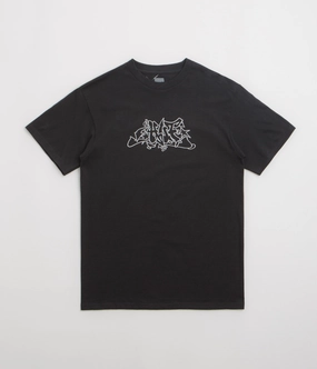HUF Outlines T-Shirt - Black Edgy