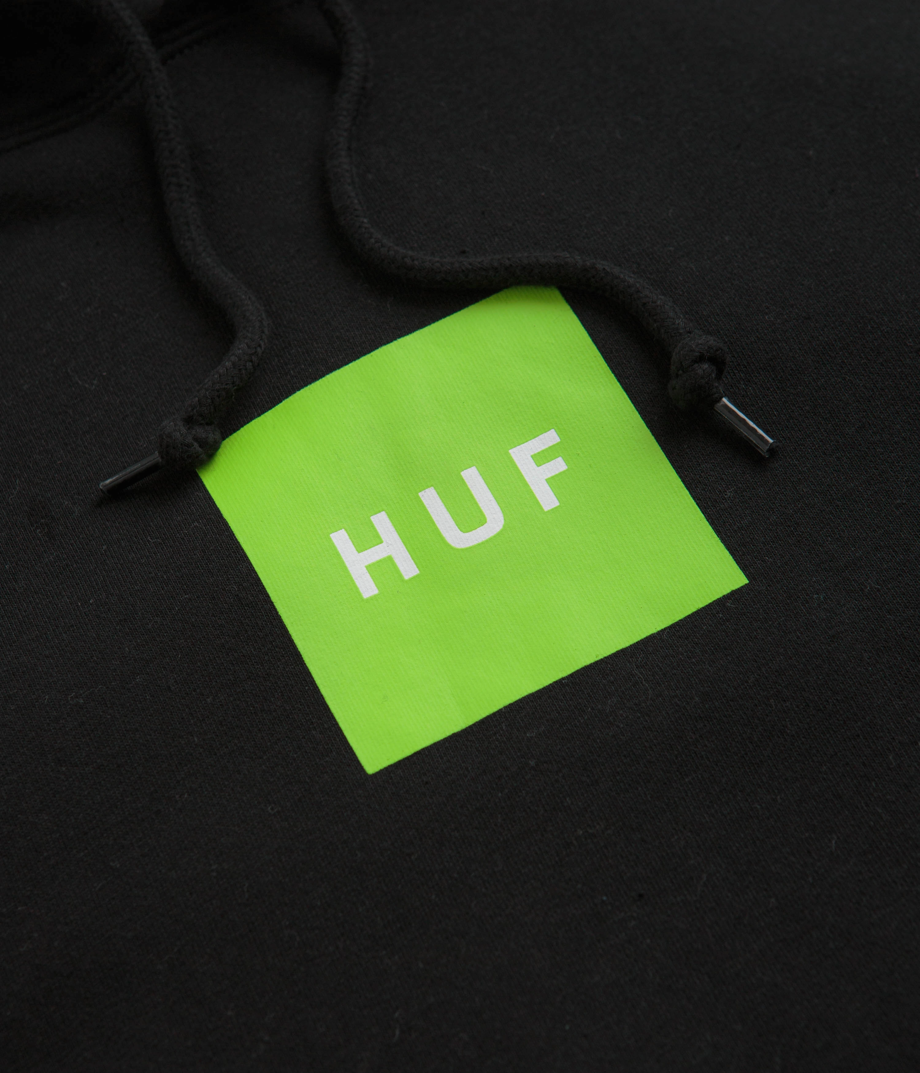 HUF Set Box Hoodie - Black Formal Occasion Heavyweight Material