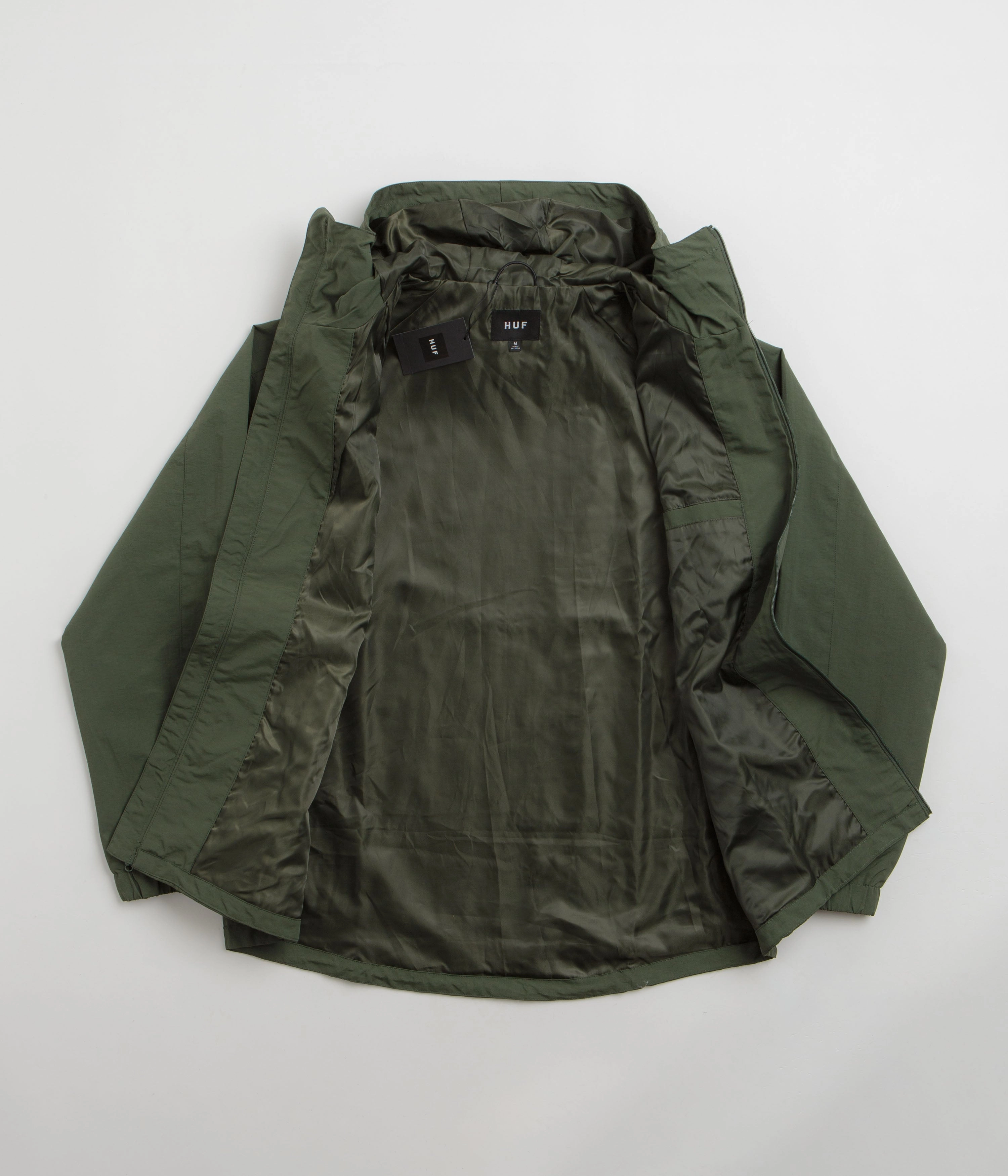 HUF Set Shell Jacket - Hunter Green Solid