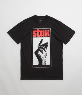 Chic Chic Wearable HUF Stax Snap T-Shirt - Black
