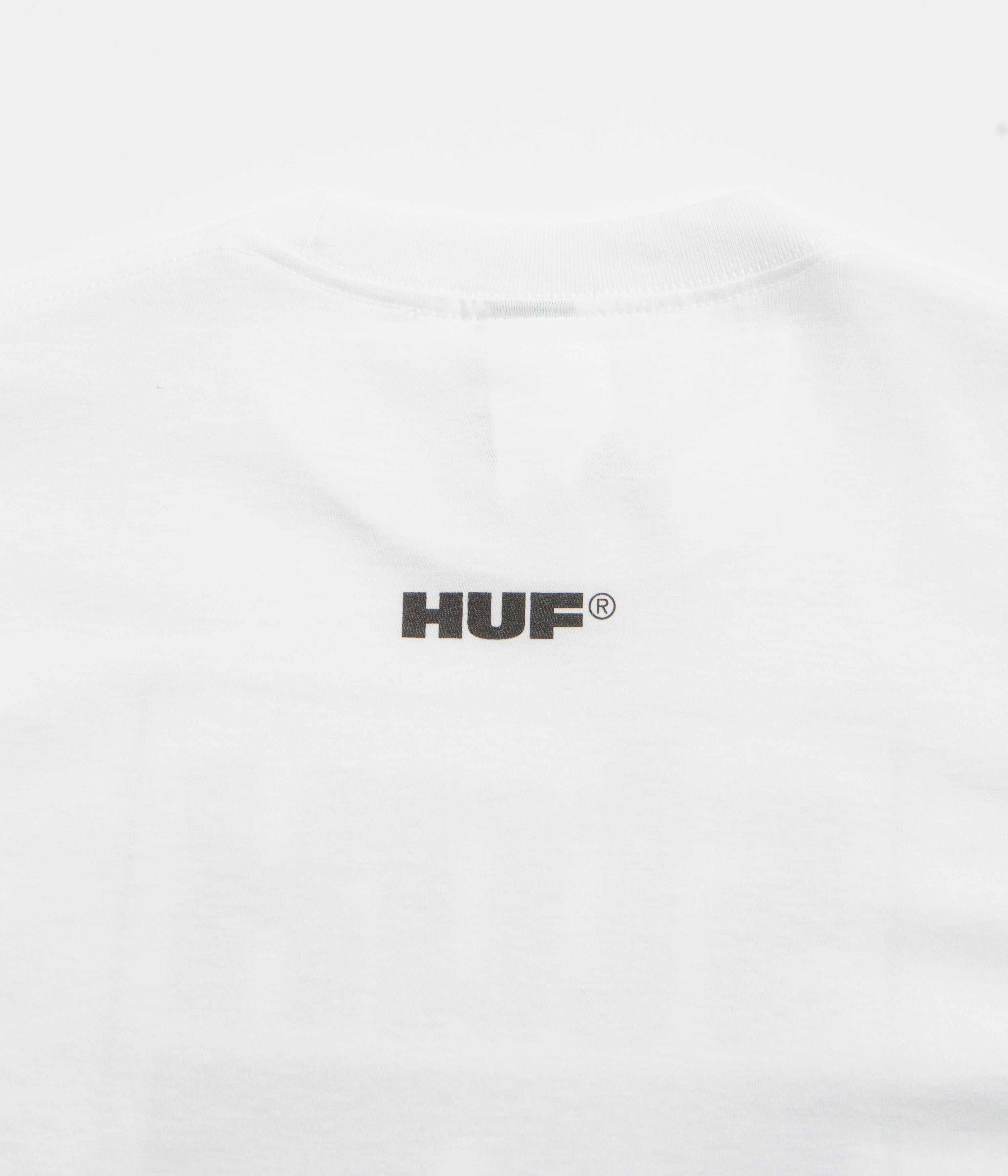 HUF Stax Snap T-Shirt - White LongLastingColor