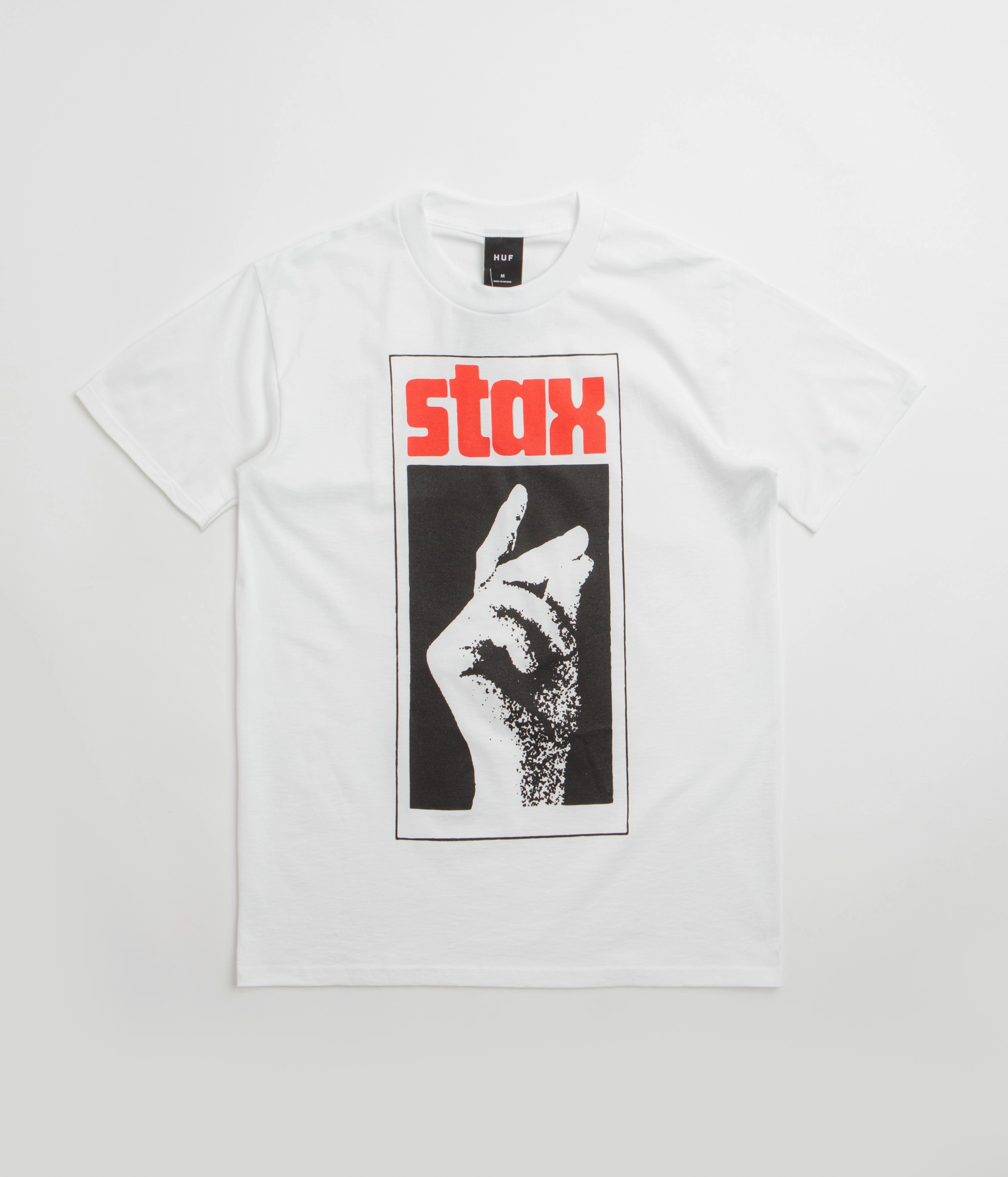 HUF Stax Snap T-Shirt - White Stylish Essential