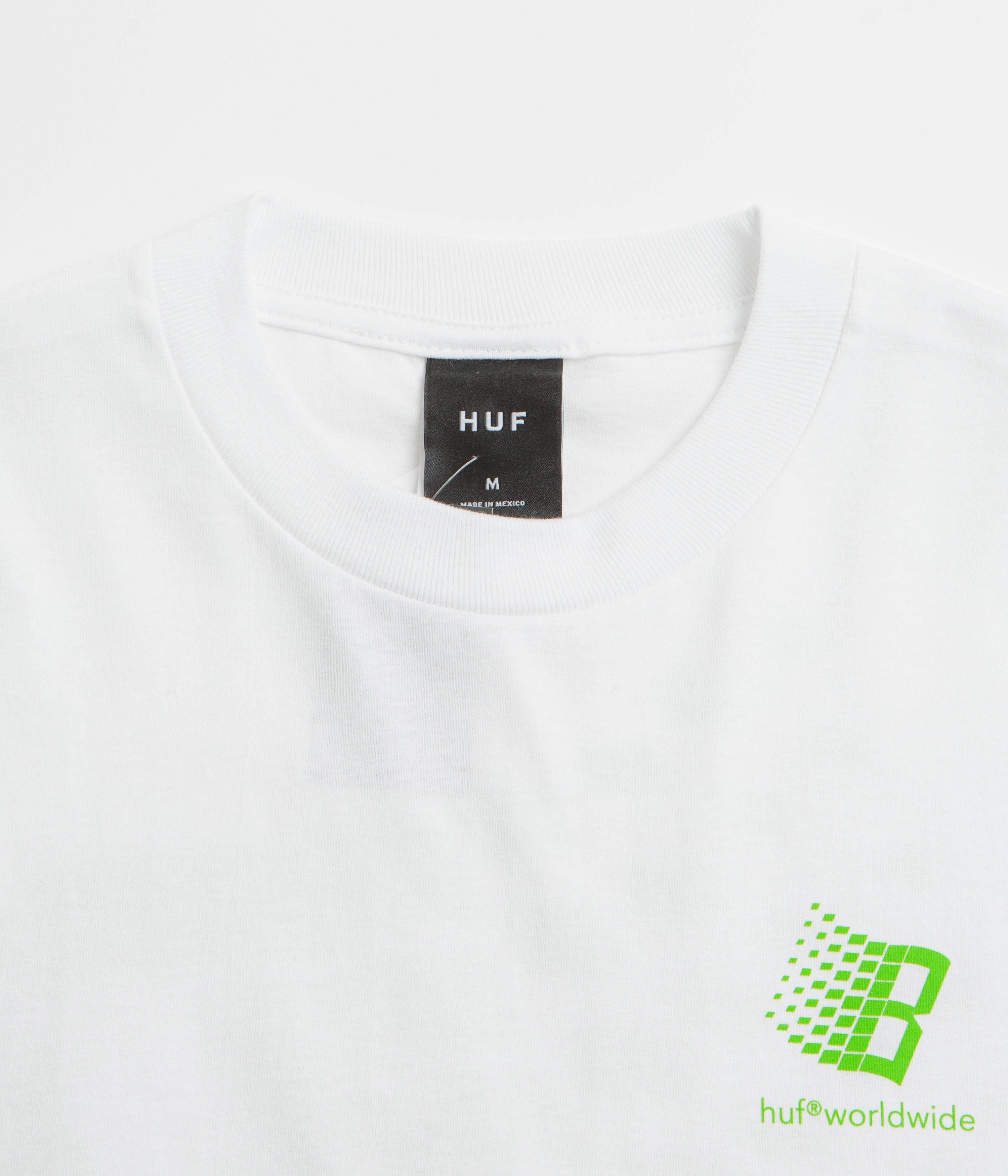 HUF x Bronze 56K T-Shirt - White AntiStaticFinish Gym workout