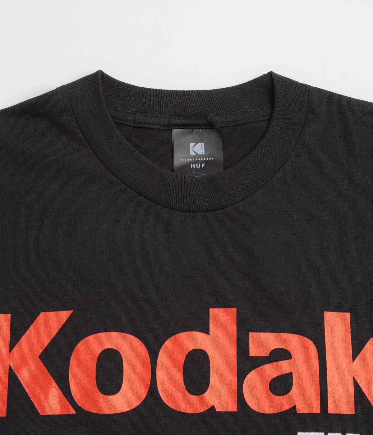 Cool Design Ergonomic Cut HUF x Kodak Photo Finish T-Shirt - Black