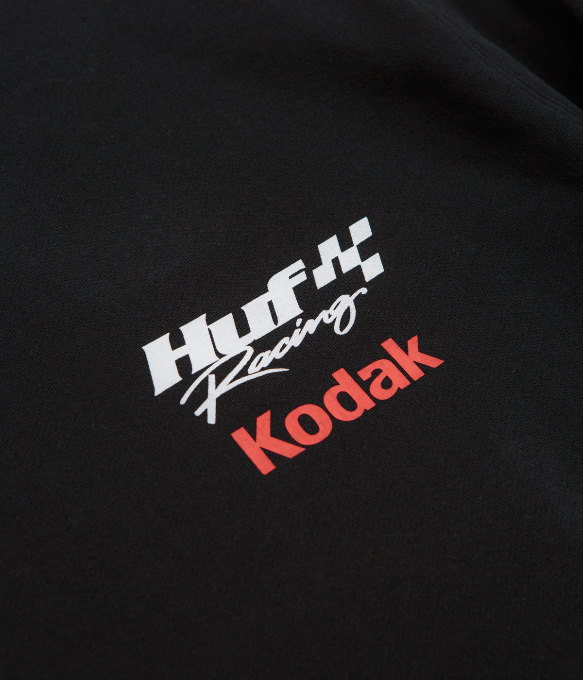 HUF x Kodak Ride The Lightning Crewneck Sweatshirt - Black Color fastness