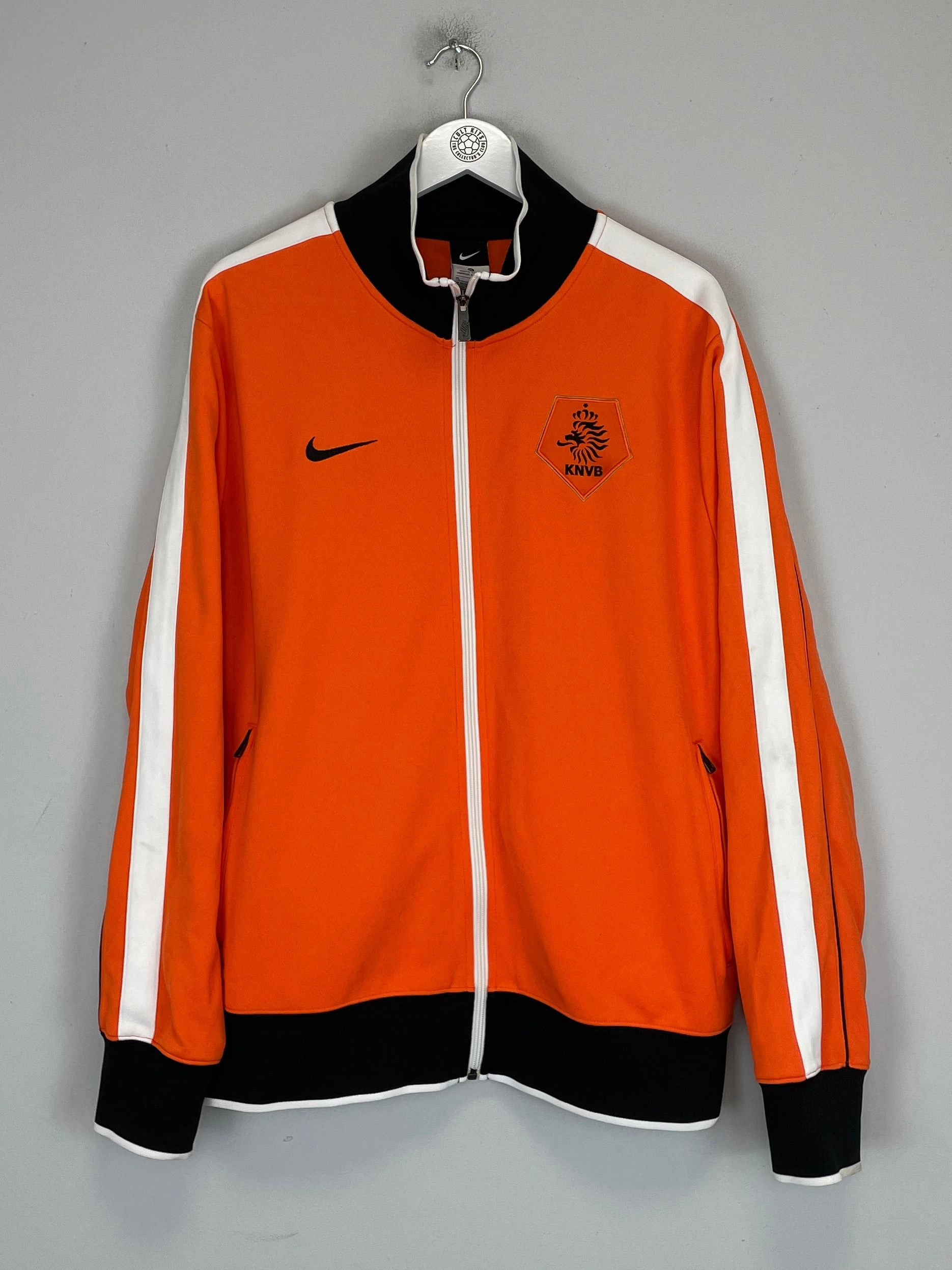 2010/11 NETHERLANDS TRACK JACKET (XL) NIKE Mesh ReflectiveSafetyDetails