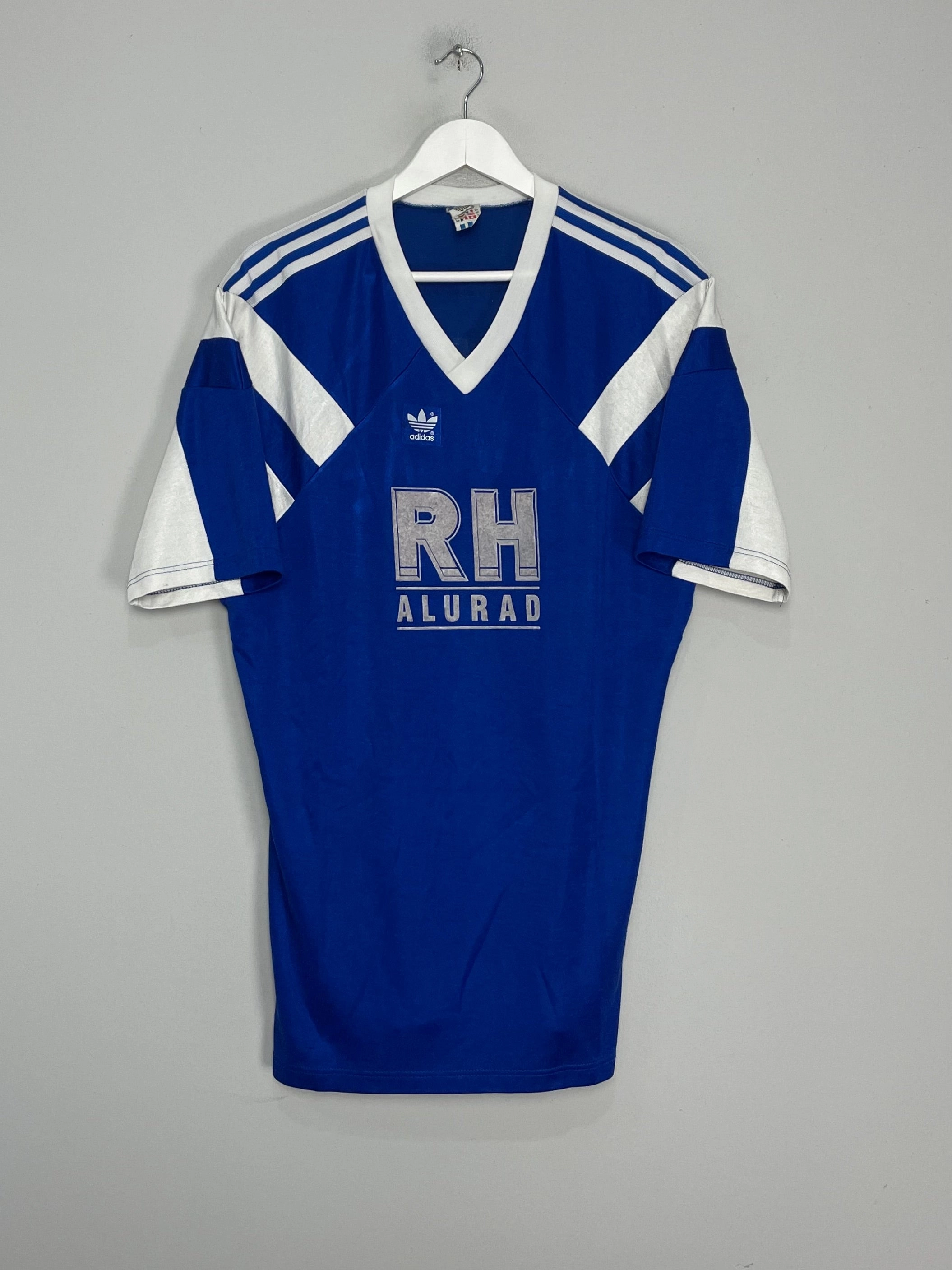 Vapor Control Weave 1989/90 SCHALKE #7 HOME SHIRT (L) ADIDAS