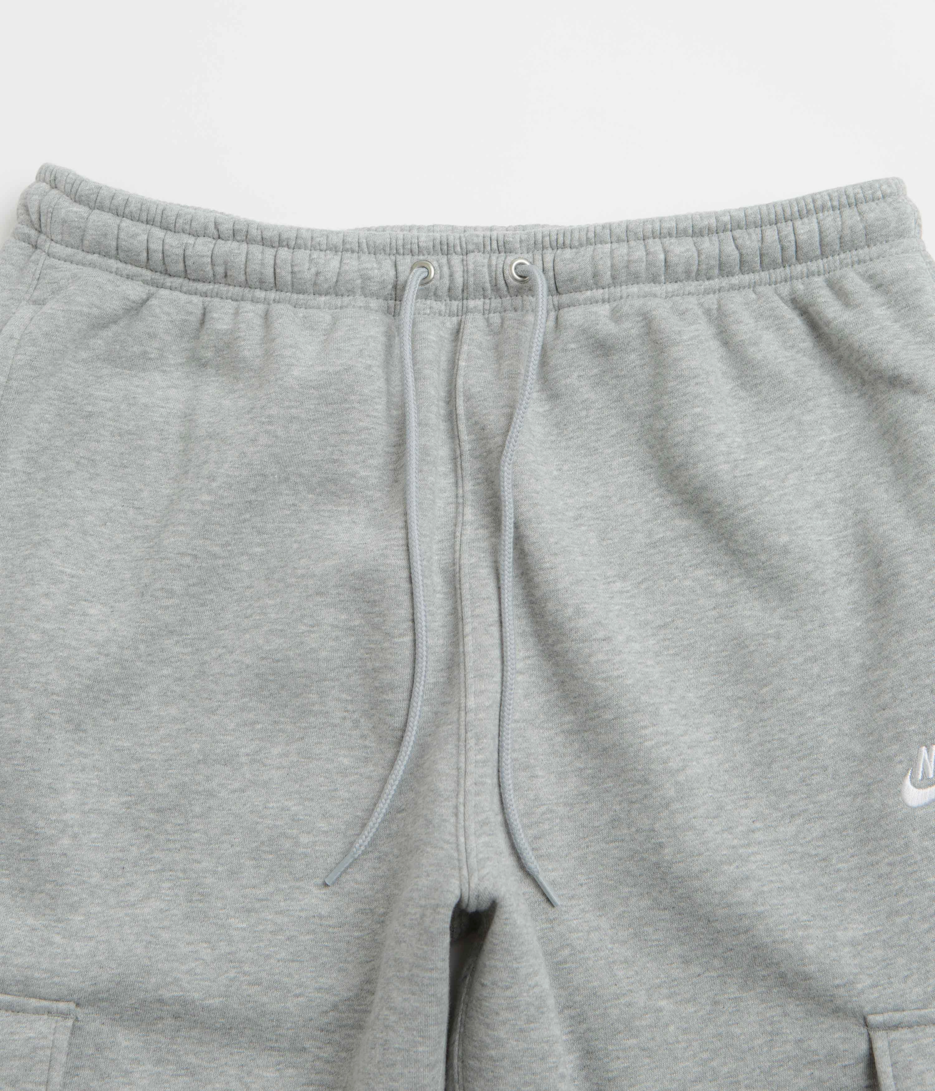 Nike Club Cargo Pants - Dark Grey Heather / Light Smoke Grey / White Versatile Wearable