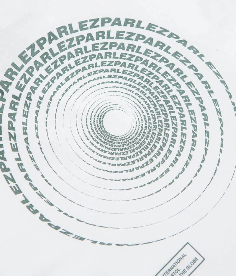 Parlez Luna Oversized T-Shirt - White Cross Grain Knit