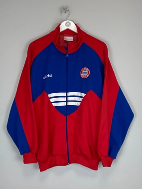 1993/95 BAYERN MUNICH GERD NEUHOLD #1 TRACK JACKET (L) ADIDAS Friction Free Internal Lining HighImpact Support System