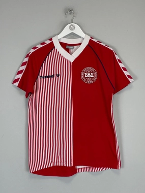 2023 DENMARK 86' HOME SHIRT T-SHIRT (S) HUMMEL Recycled Material Blend Stretch Fit