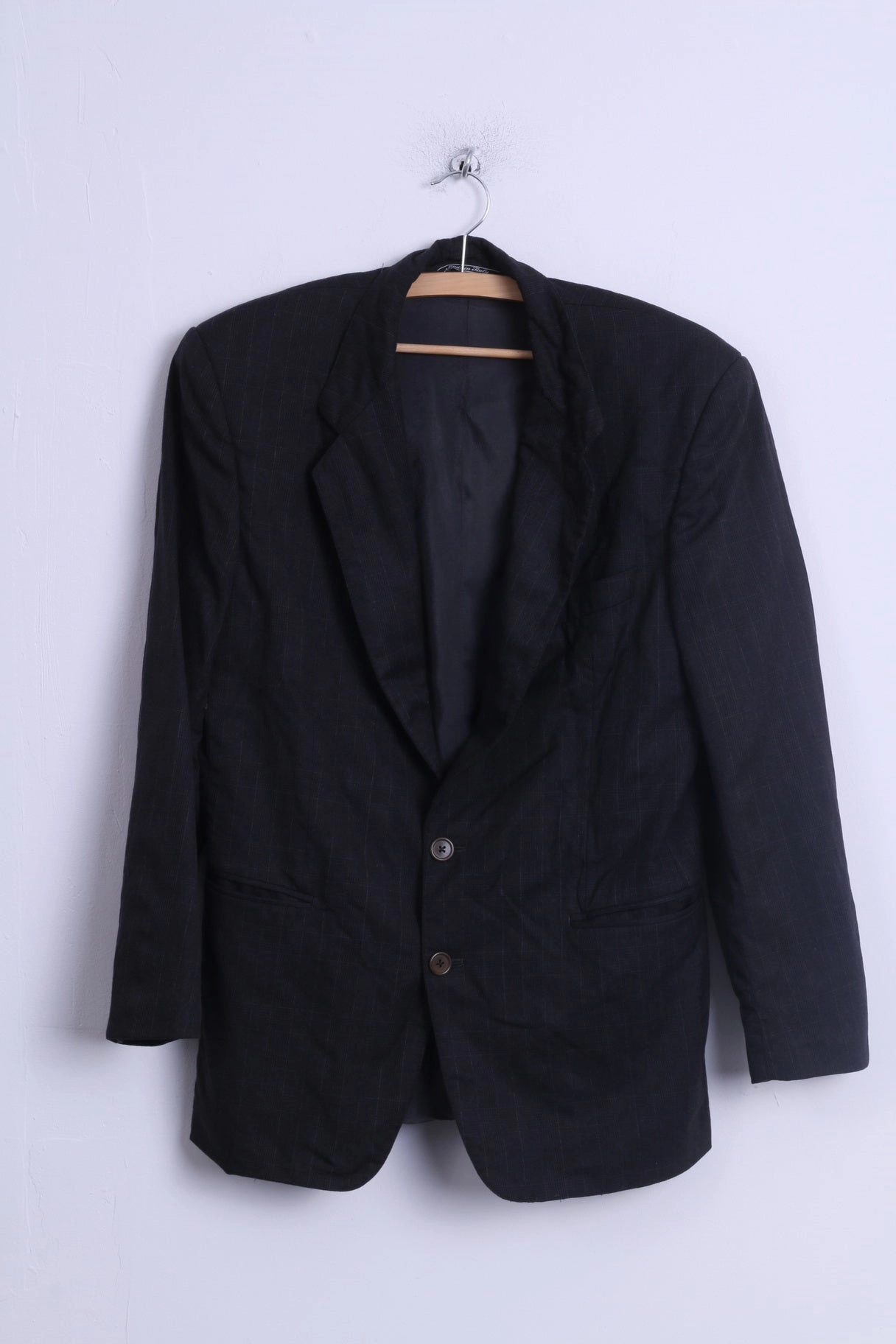 REDAELLI Mens 48 M Jacket Charcoal Vintage Wool Vestifranchi Italy Blazer type