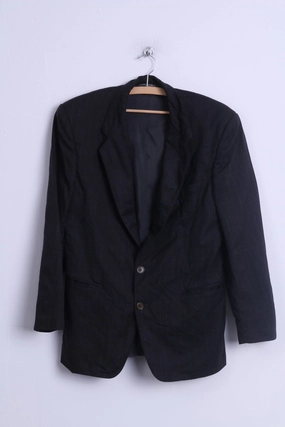 REDAELLI Mens 48 M Jacket Charcoal Vintage Wool Vestifranchi Italy Blazer type